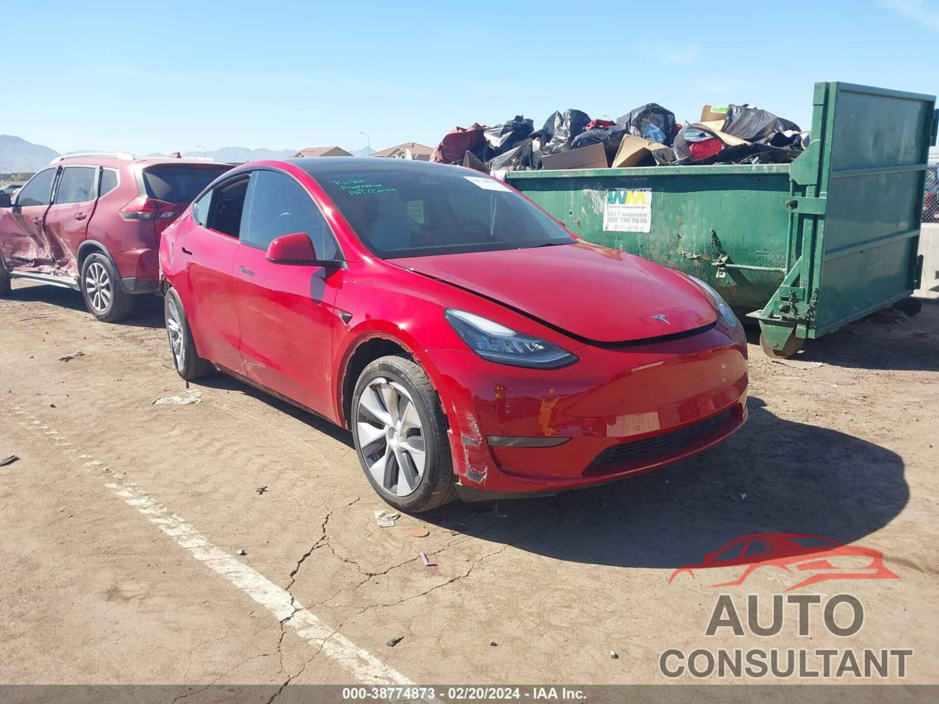 TESLA MODEL Y 2021 - 5YJYGDEE1MF240787