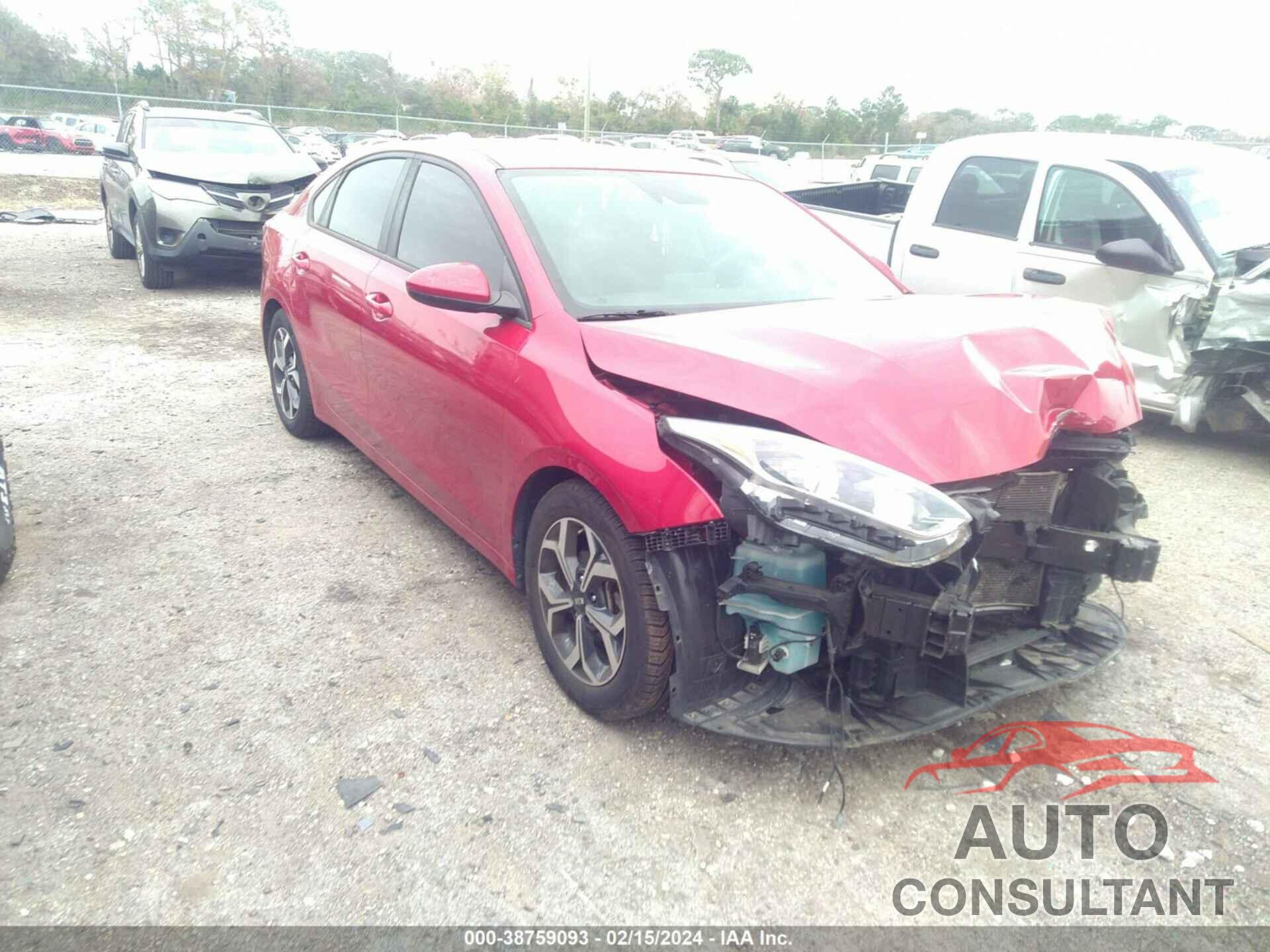 KIA FORTE 2019 - 3KPF24AD6KE036668