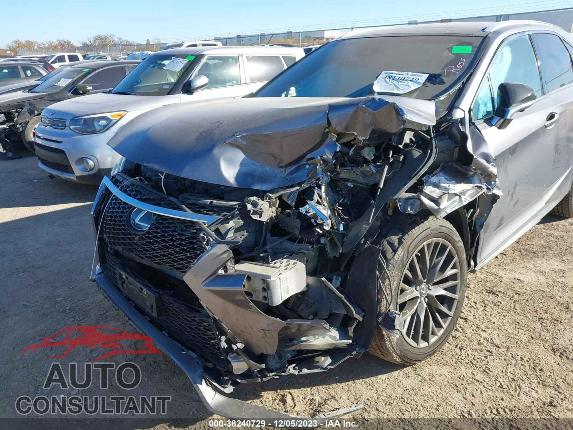 LEXUS RX 2016 - 2T2BZMCA3GC038005