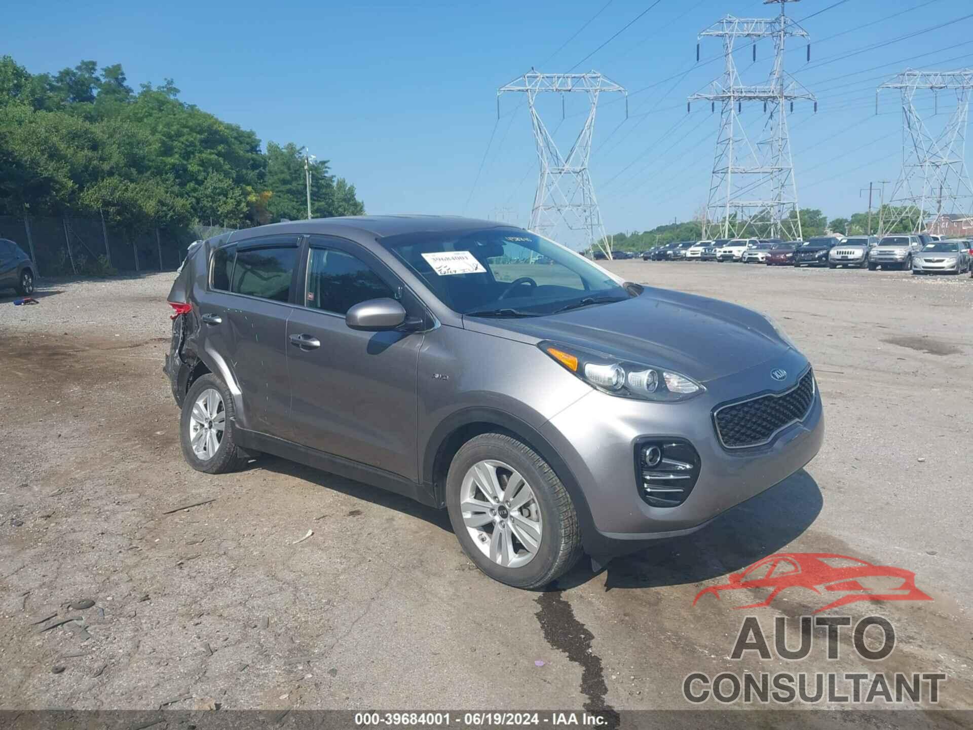 KIA SPORTAGE 2018 - KNDPMCACXJ7438840