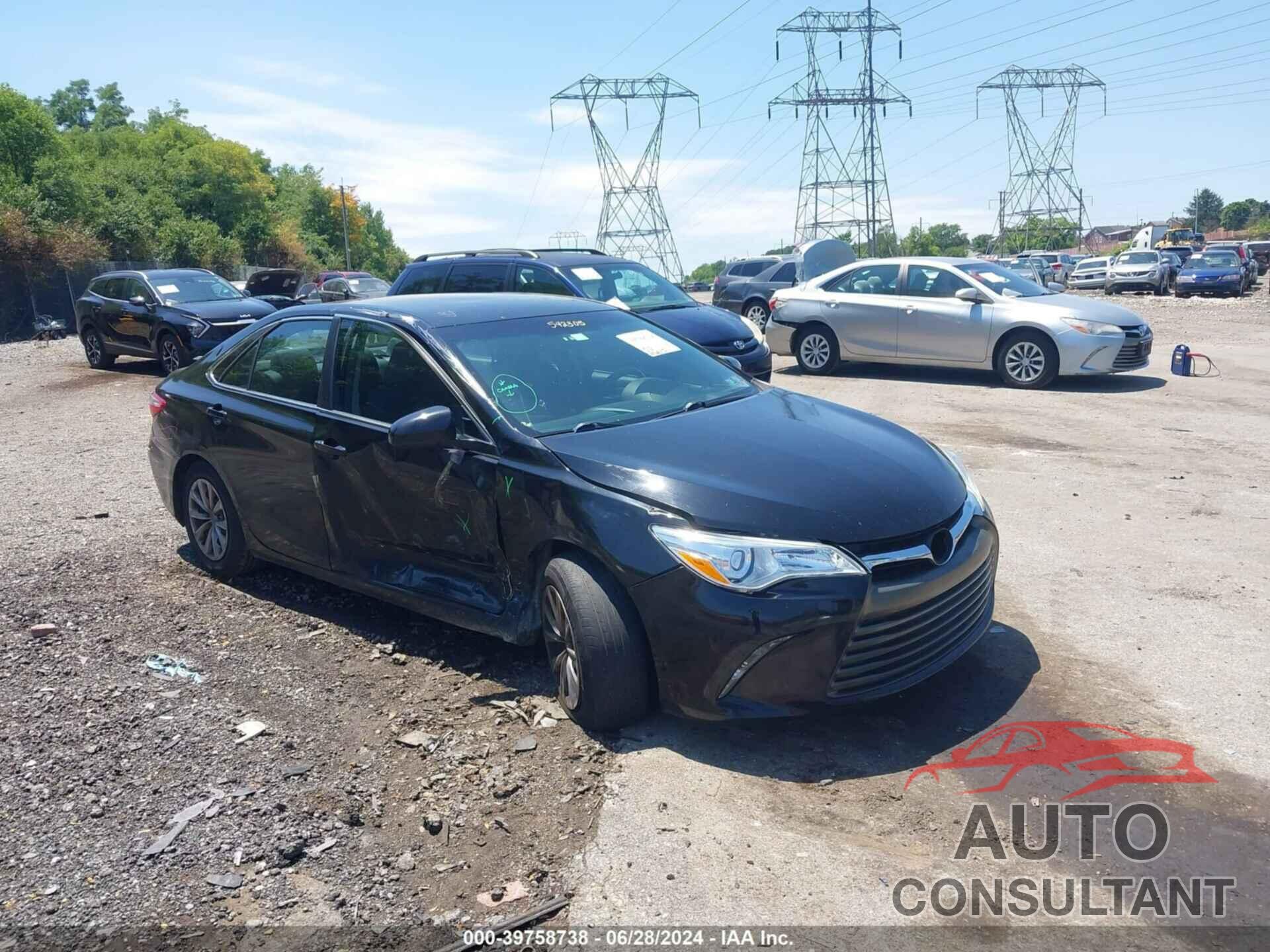 TOYOTA CAMRY 2016 - 4T4BF1FK9GR542305