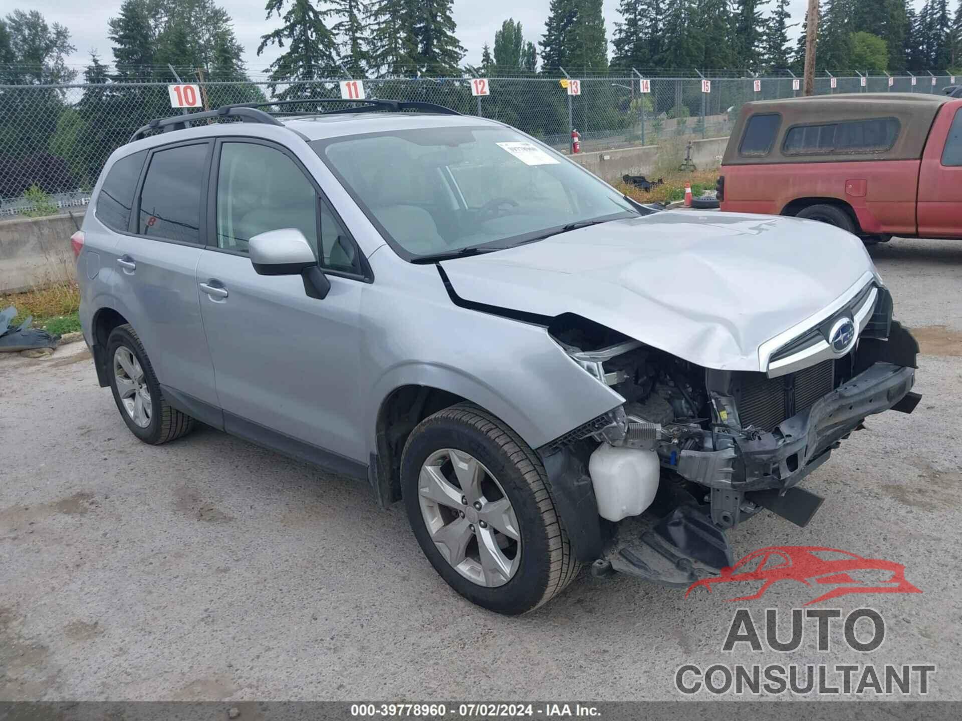 SUBARU FORESTER 2016 - JF2SJADC9GH487325