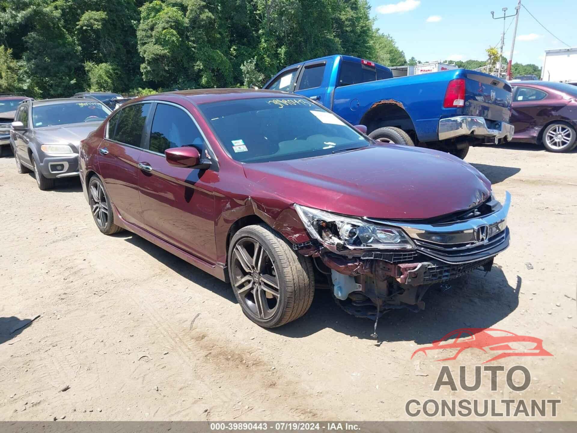 HONDA ACCORD 2016 - 1HGCR2F58GA162191
