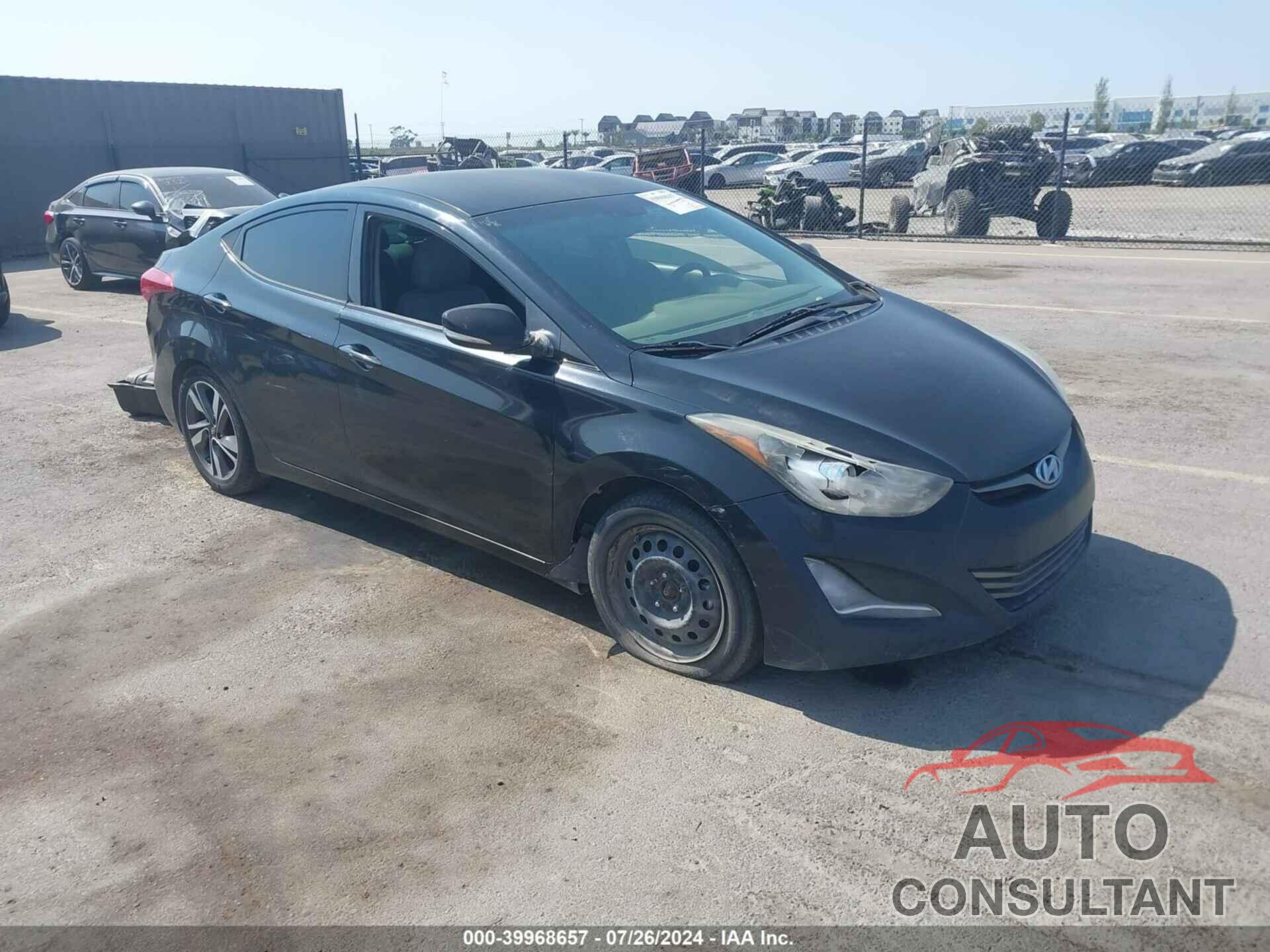 HYUNDAI ELANTRA 2014 - 5NPDH4AE6EH496038