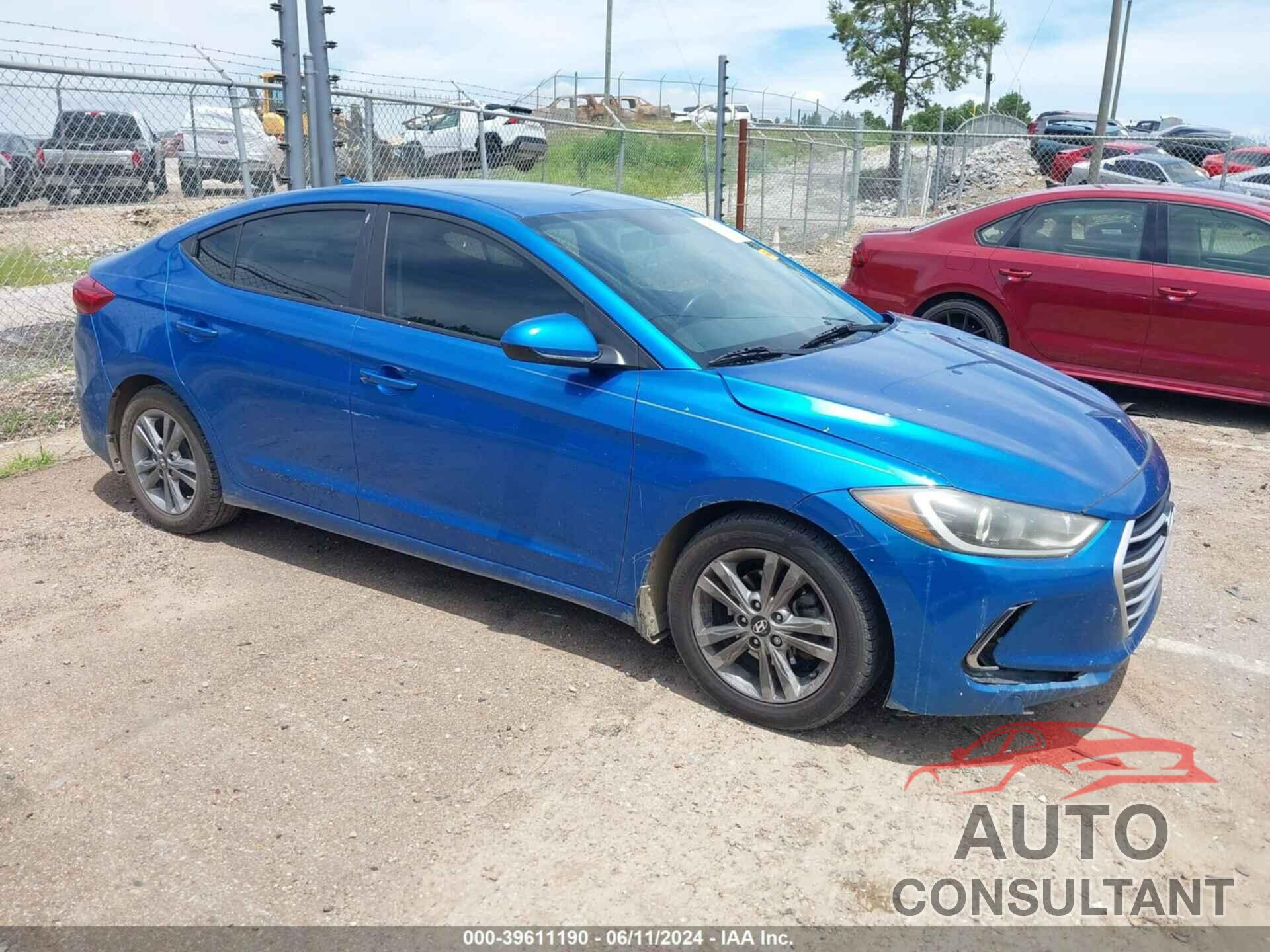 HYUNDAI ELANTRA 2017 - 5NPD84LF3HH108760
