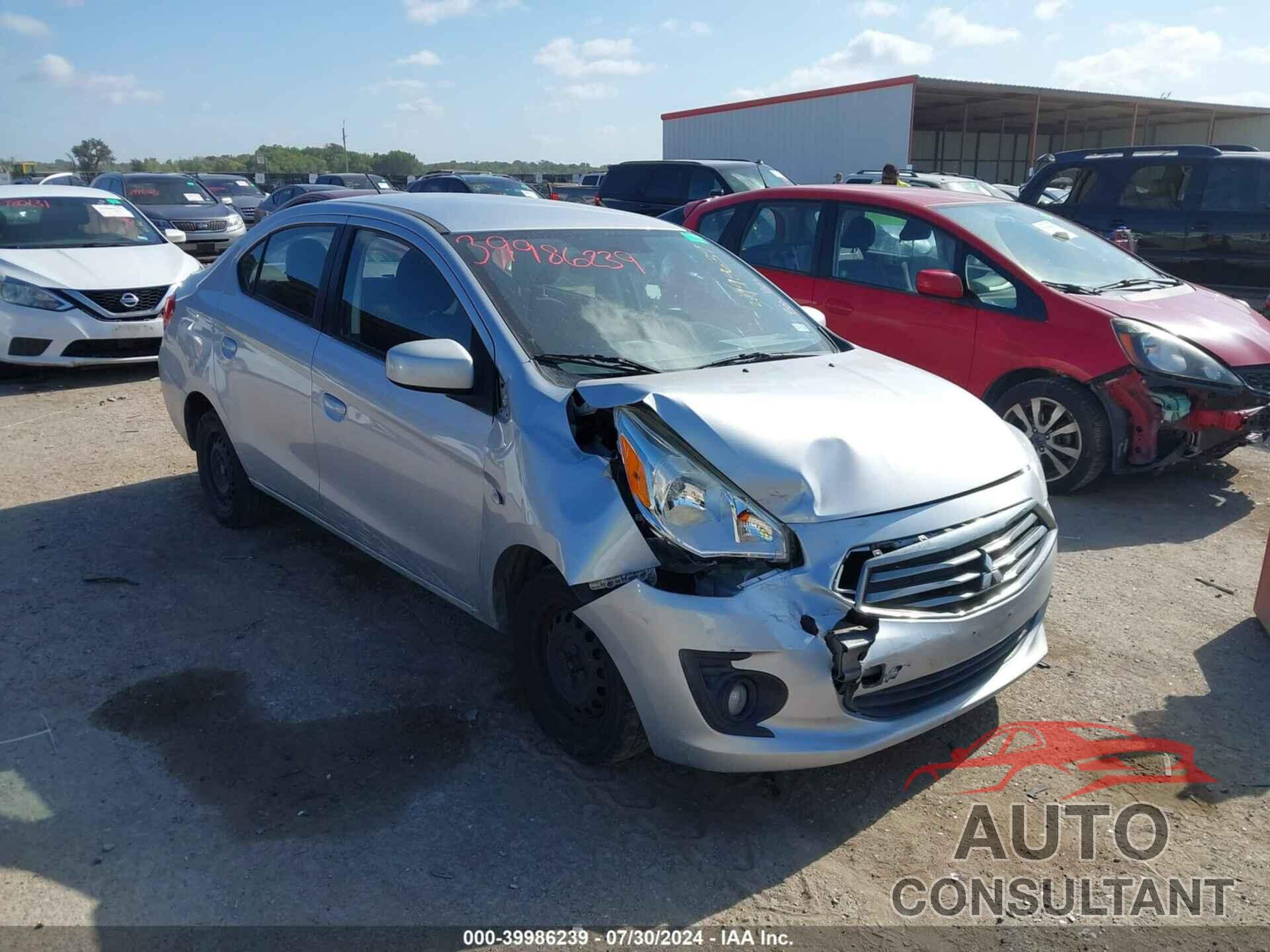 MITSUBISHI MIRAGE G4 2017 - ML32F3FJ1HHF05055