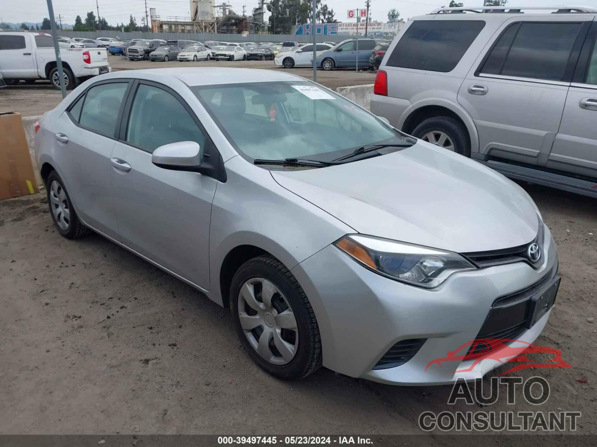TOYOTA COROLLA 2016 - 5YFBURHE7GP396977