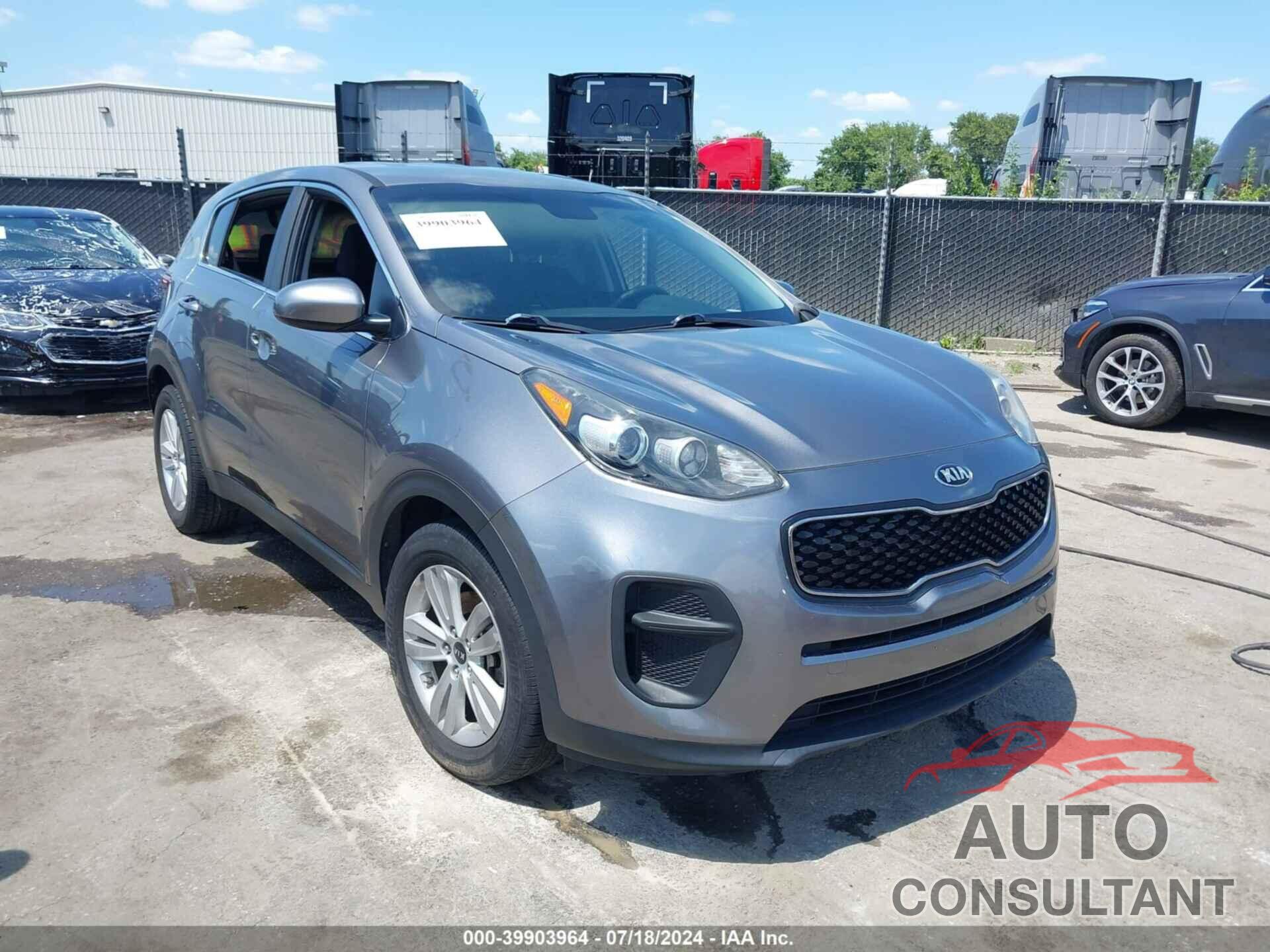 KIA SPORTAGE 2018 - KNDPM3AC5J7469154