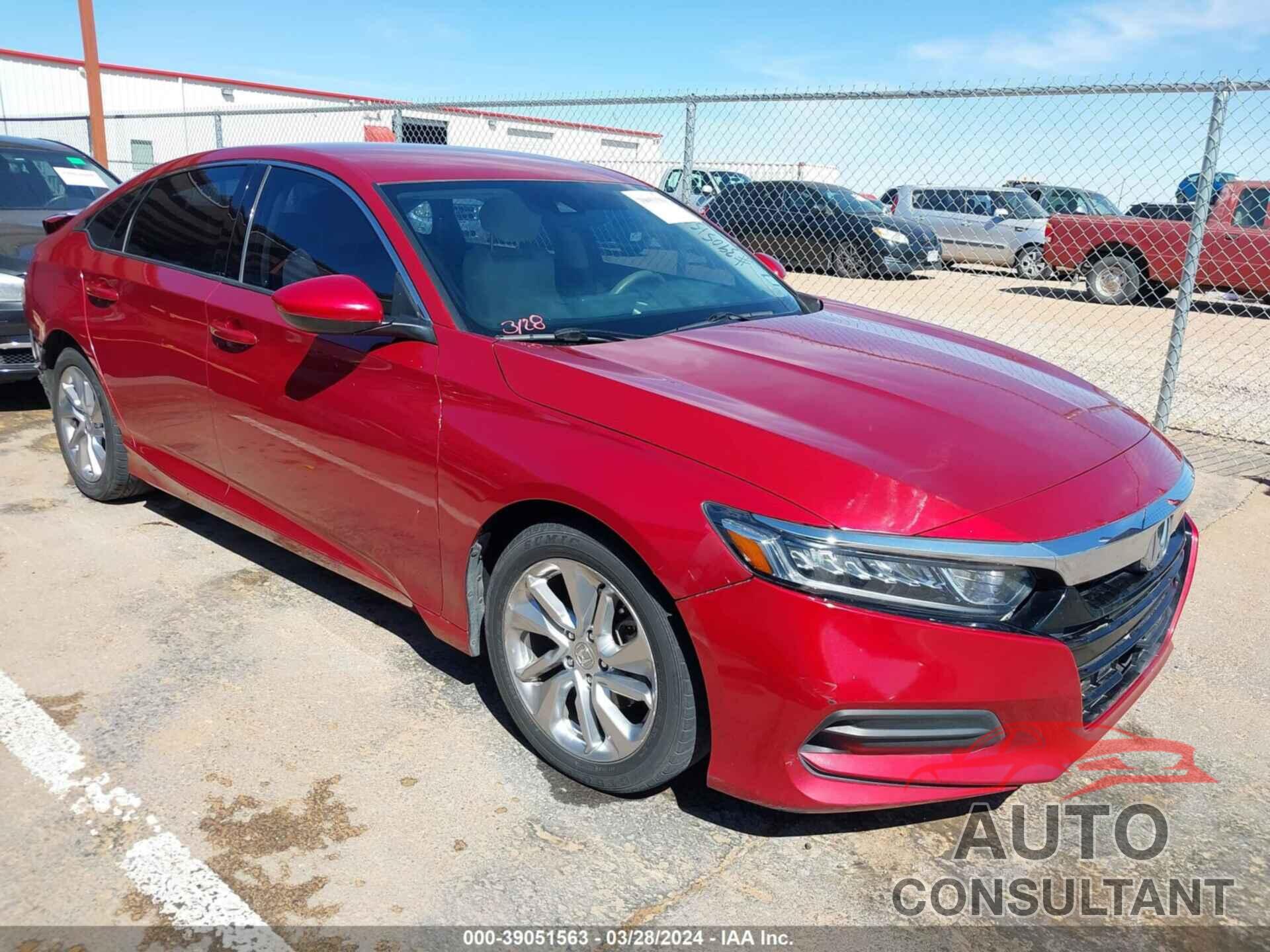 HONDA ACCORD 2018 - 1HGCV1F18JA173167