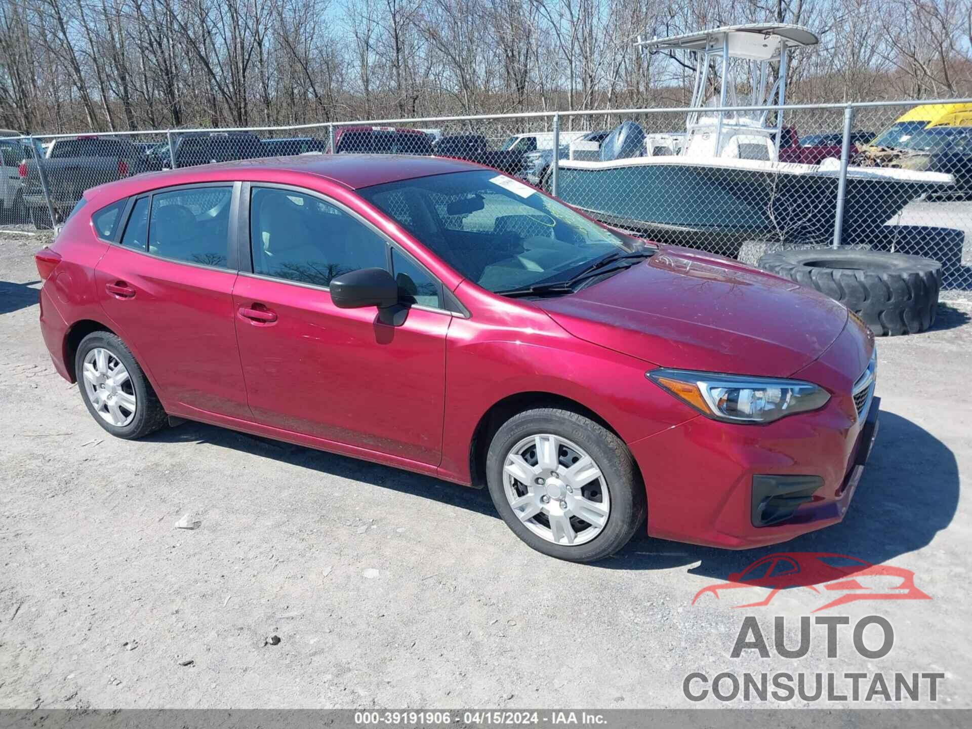 SUBARU IMPREZA 2019 - 4S3GTAA68K3731386