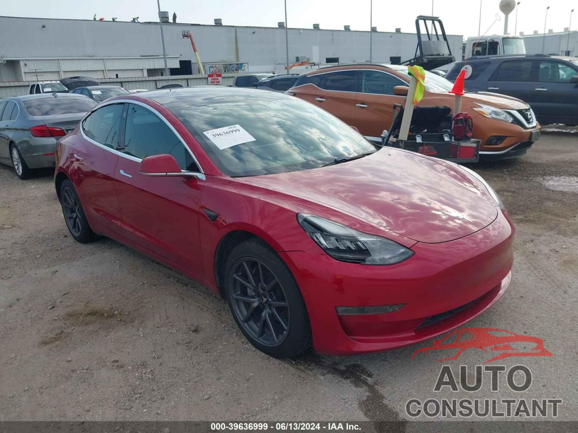 TESLA MODEL 3 2019 - 5YJ3E1EB5KF496674