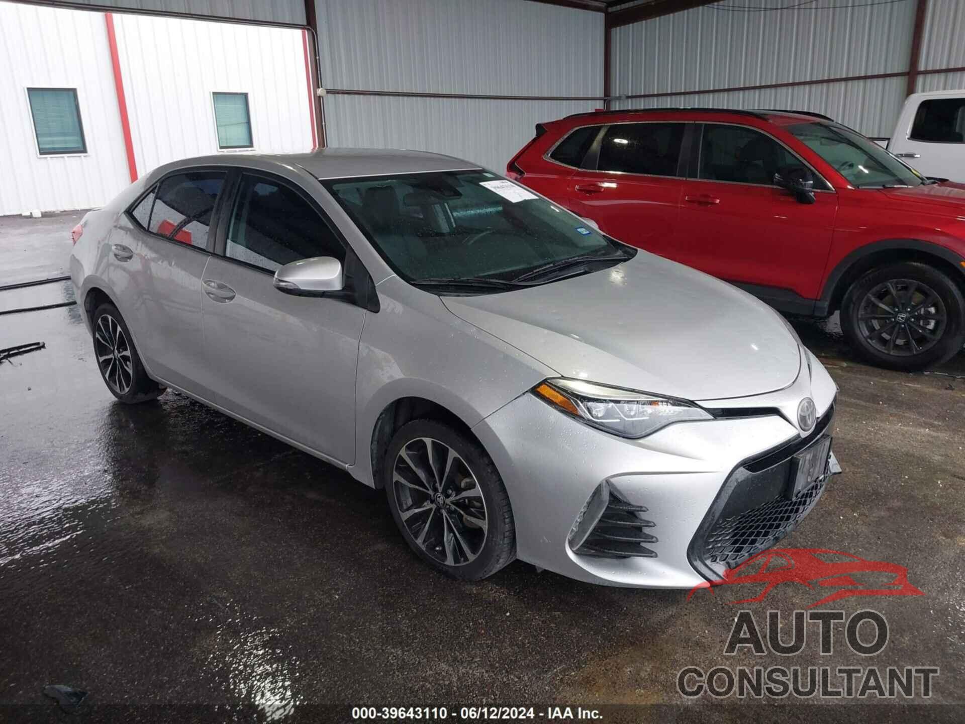 TOYOTA COROLLA 2019 - 5YFBURHE3KP891489