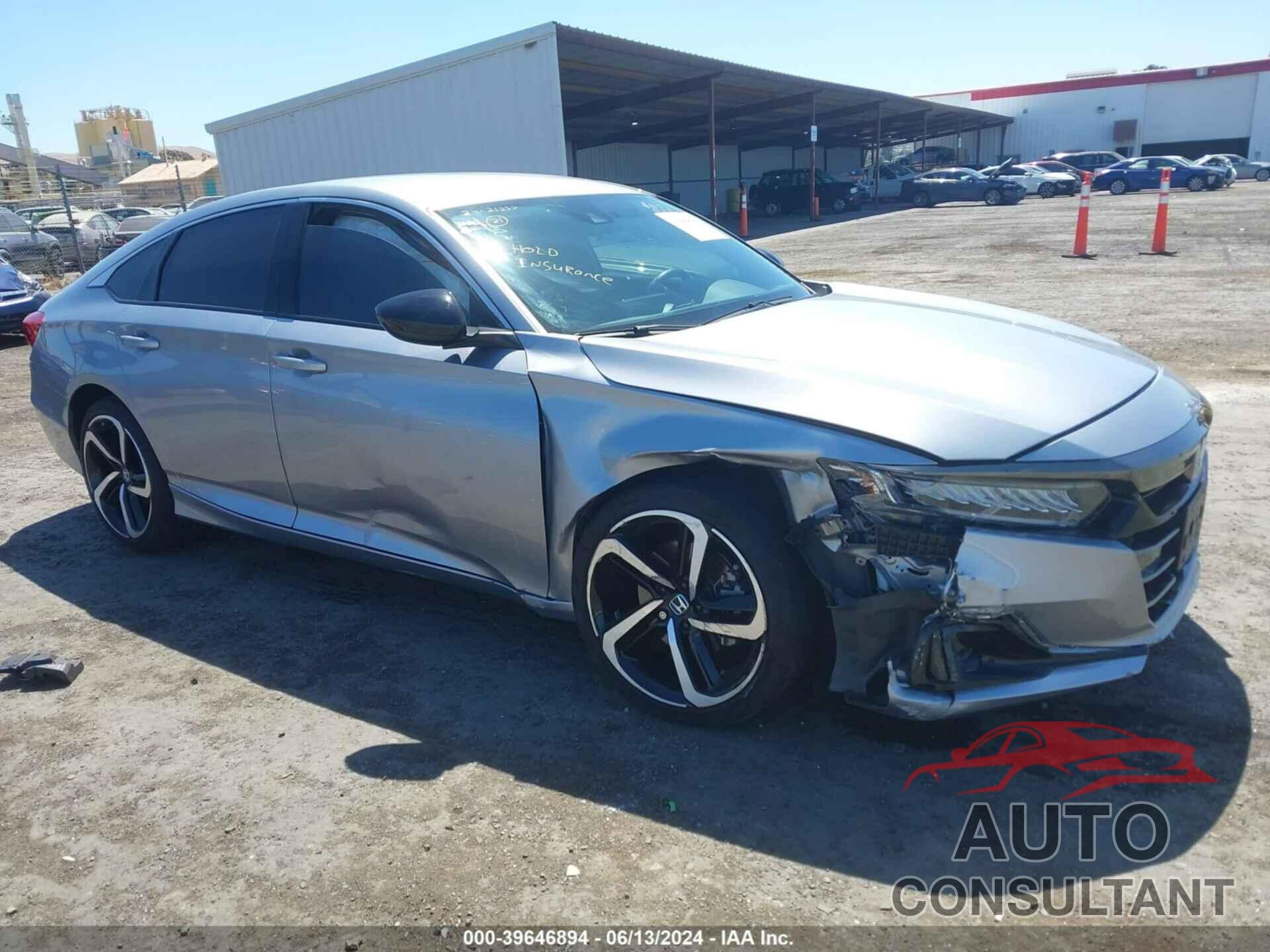 HONDA ACCORD 2021 - 1HGCV1F3XMA073982