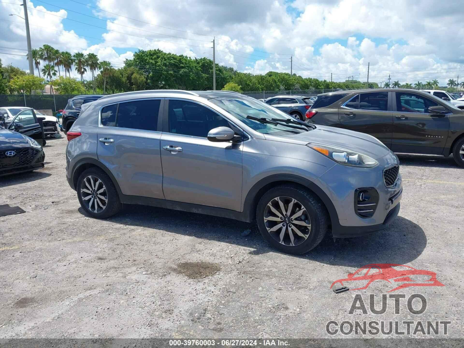 KIA SPORTAGE 2017 - KNDPN3AC9H7191107