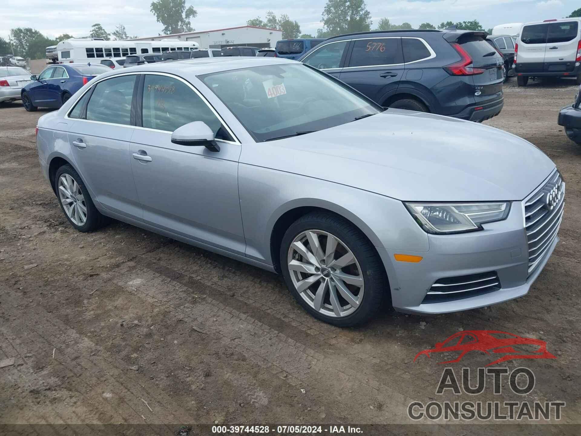 AUDI A4 2017 - WAUANAF42HN019957