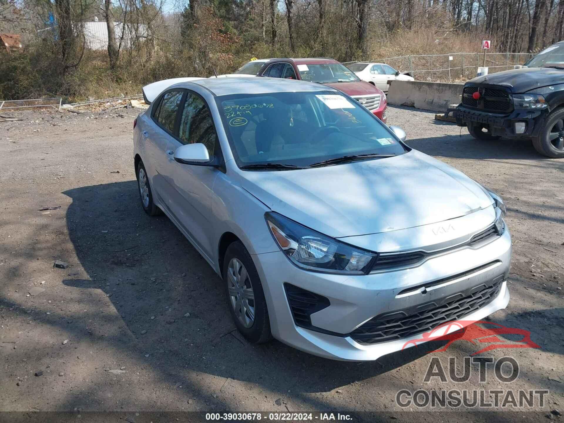 KIA RIO 2022 - 3KPA24AD8NE431725