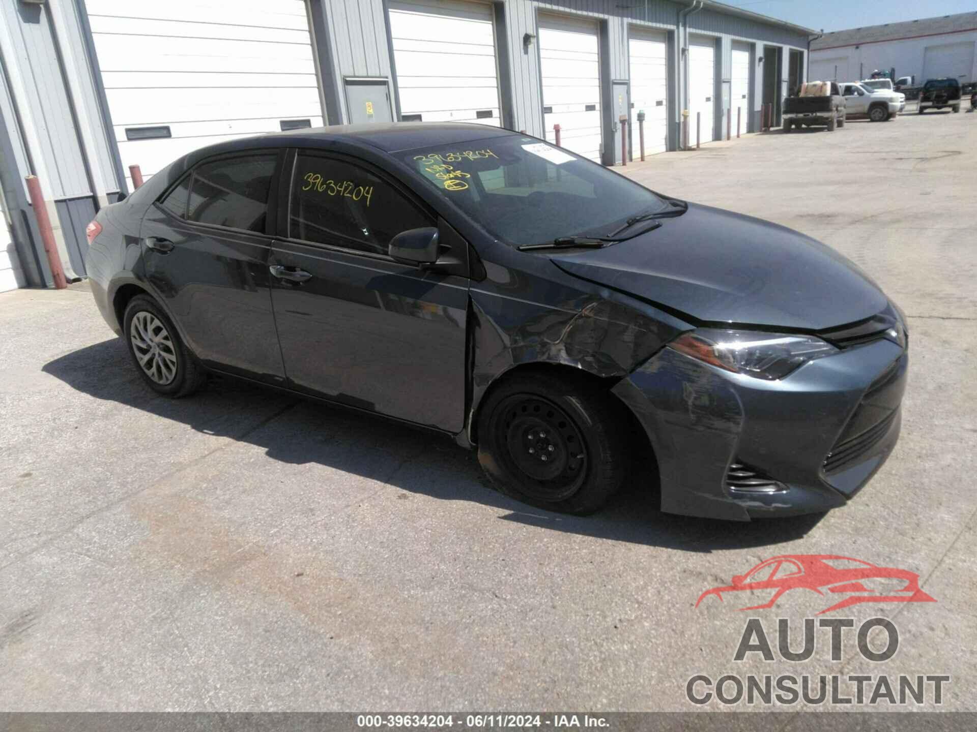 TOYOTA COROLLA 2019 - 2T1BURHE5KC211270