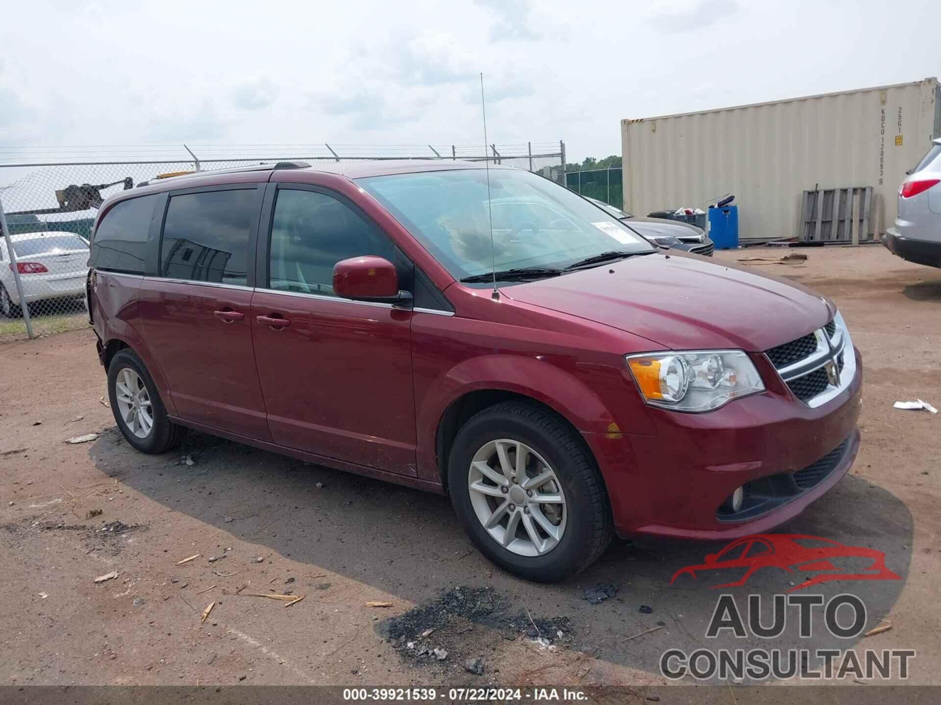 DODGE GRAND CARAVAN 2019 - 2C4RDGCG8KR502504