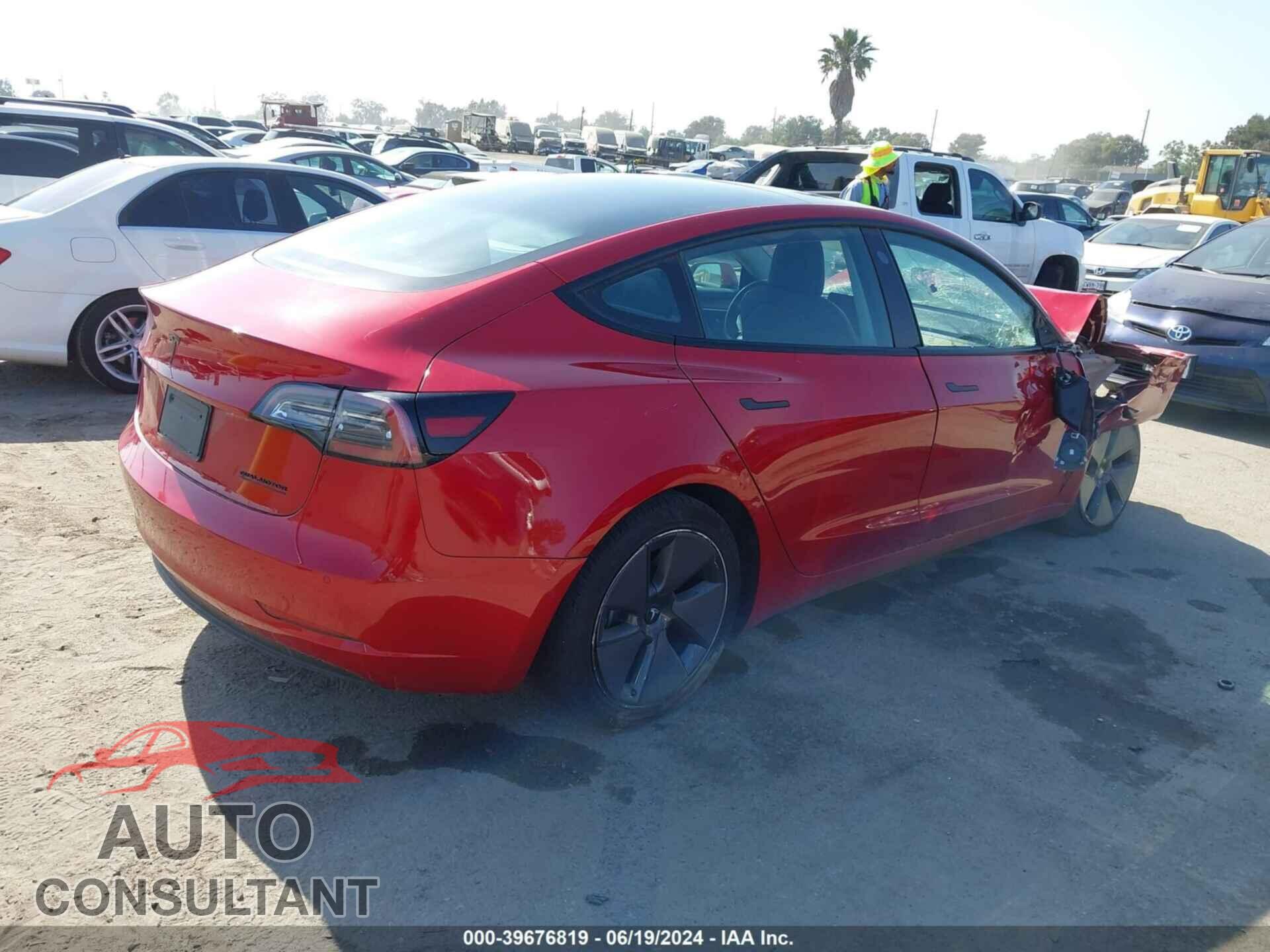 TESLA MODEL 3 2022 - 5YJ3E1EB2NF158587
