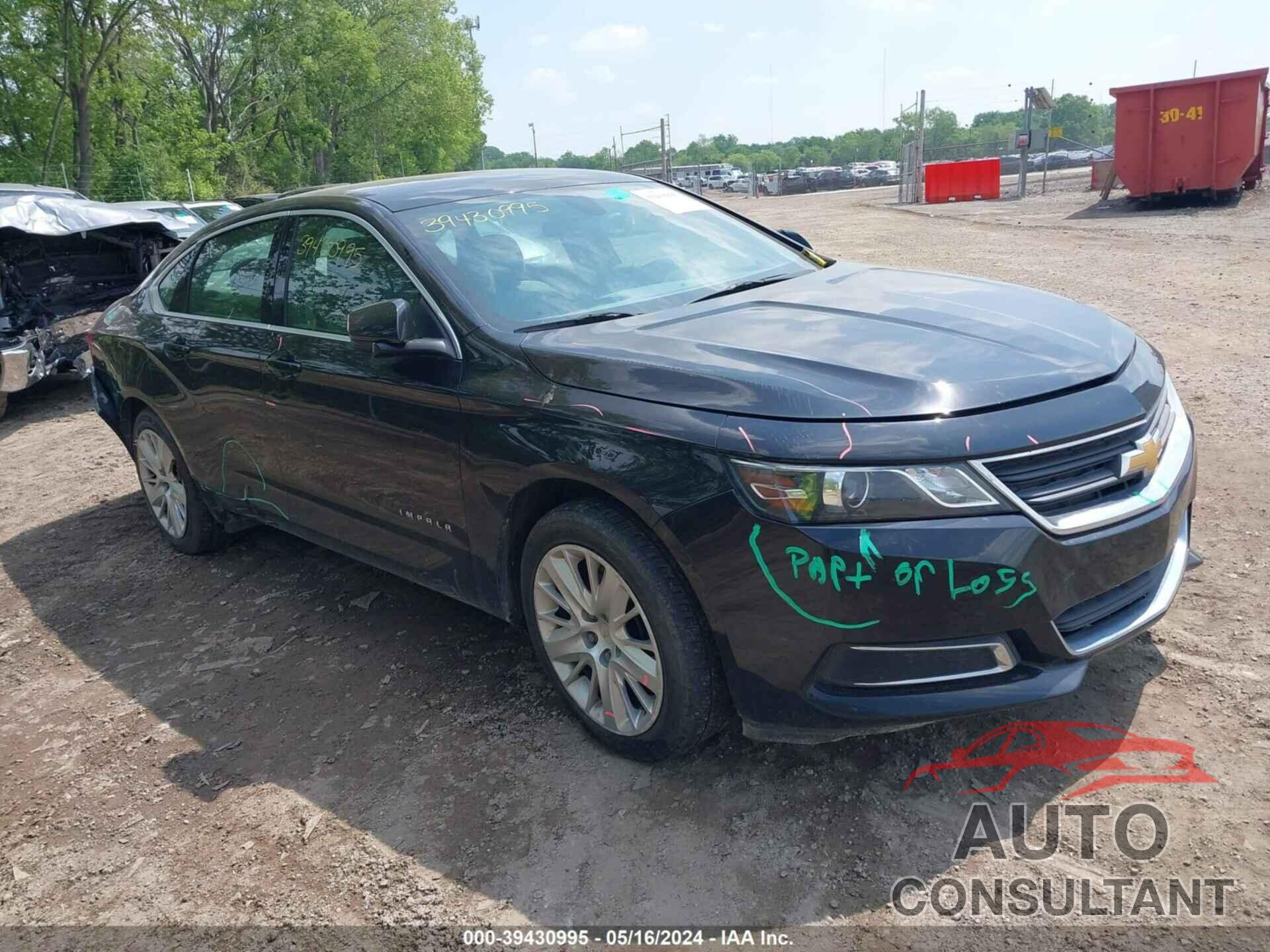 CHEVROLET IMPALA 2016 - 2G11X5SA0G9137550