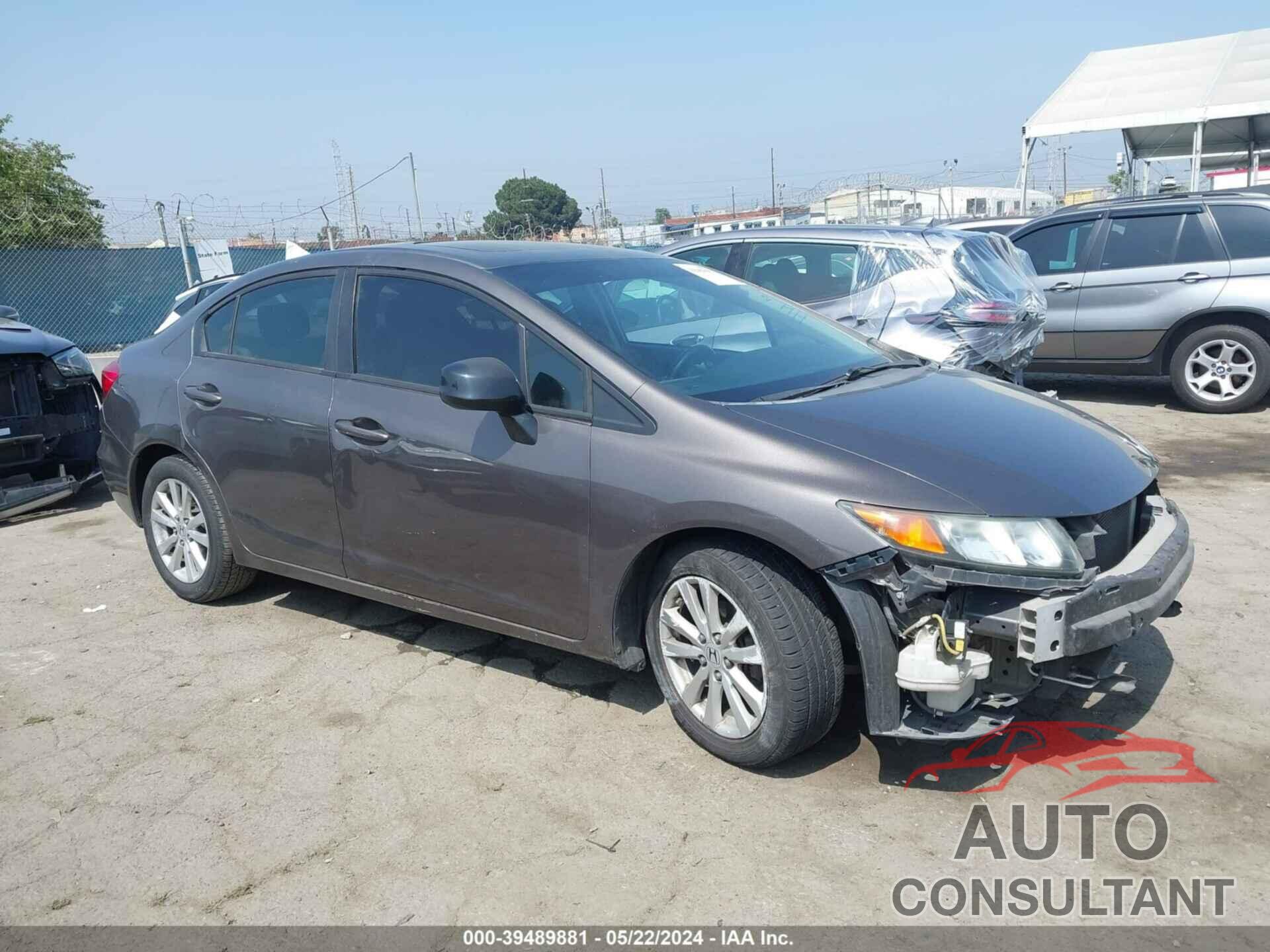 HONDA CIVIC 2012 - 19XFB2F92CE303069