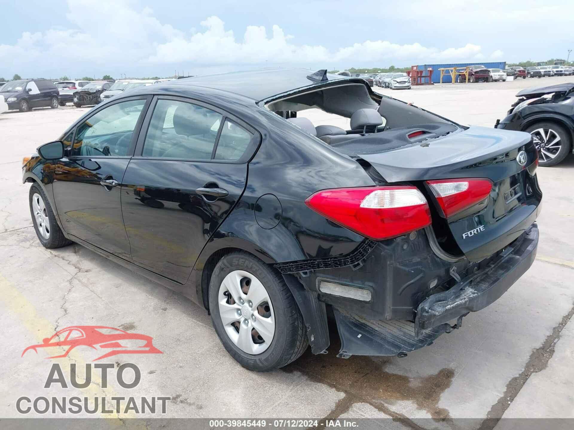 KIA FORTE 2016 - KNAFX4A60G5592607