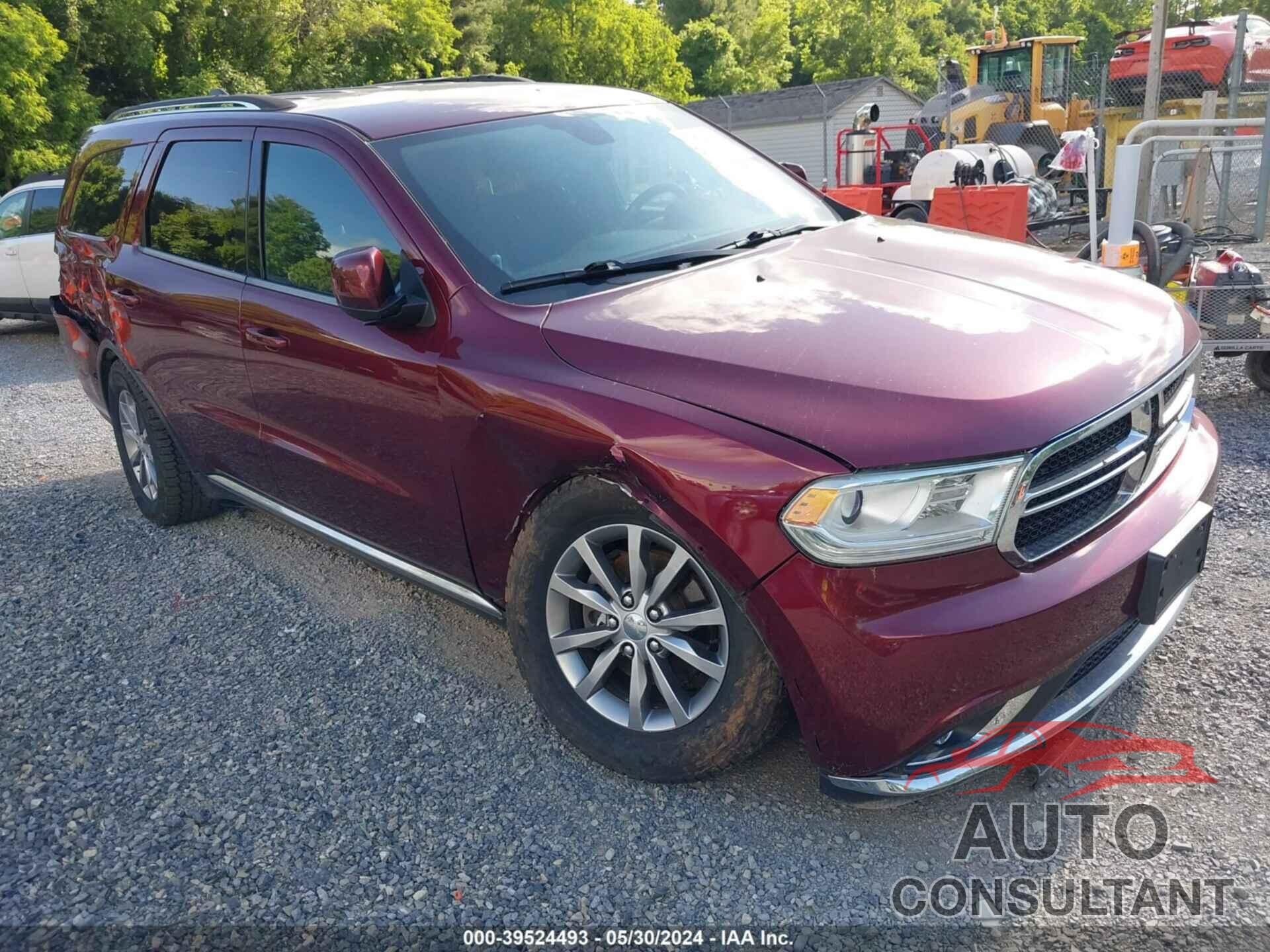 DODGE DURANGO 2017 - 1C4RDJAGXHC753297