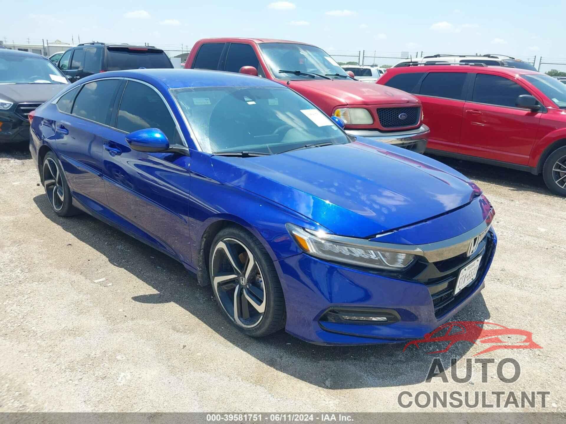 HONDA ACCORD 2018 - 1HGCV1F33JA170260