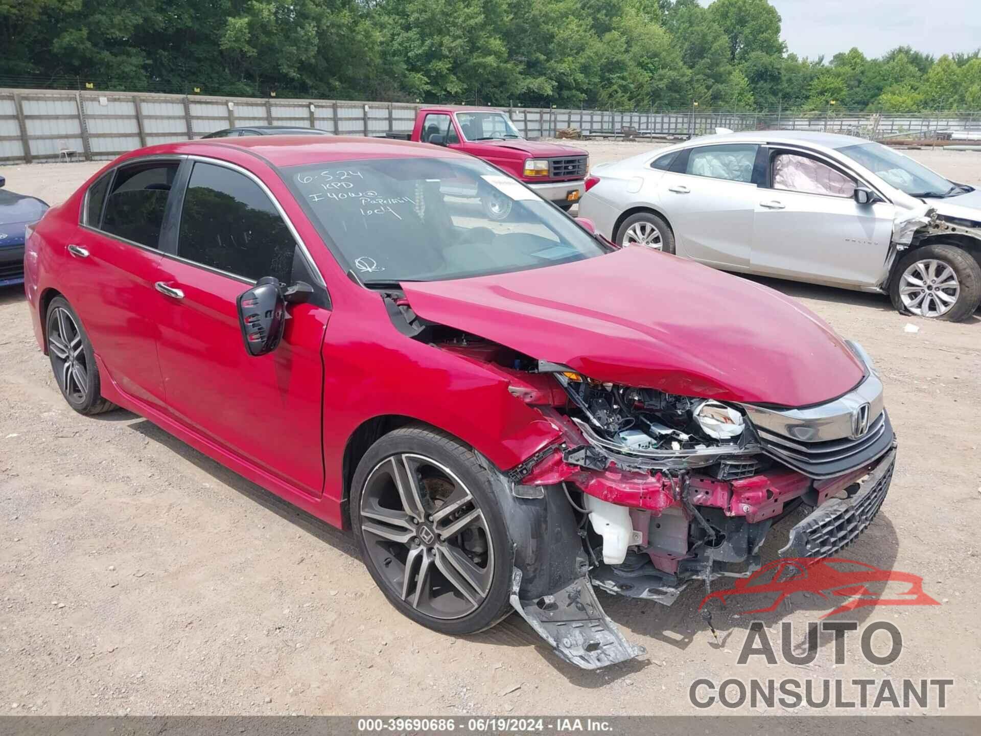 HONDA ACCORD 2017 - 1HGCR2F59HA009174