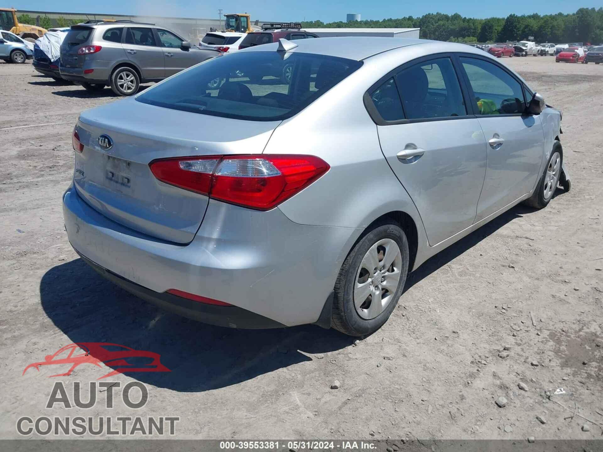 KIA FORTE 2016 - KNAFK4A64G5568356