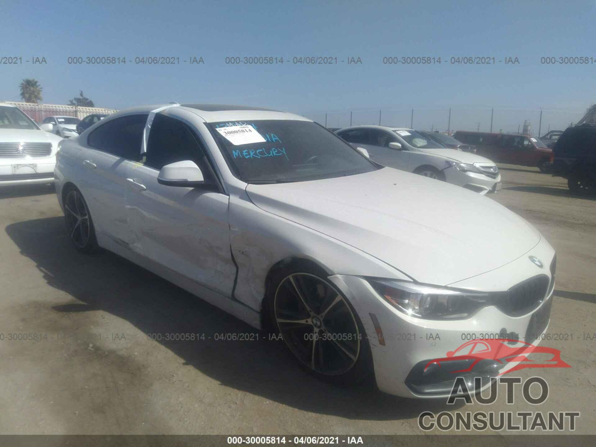 BMW 4 SERIES 2019 - WBA4J1C52KBM17829