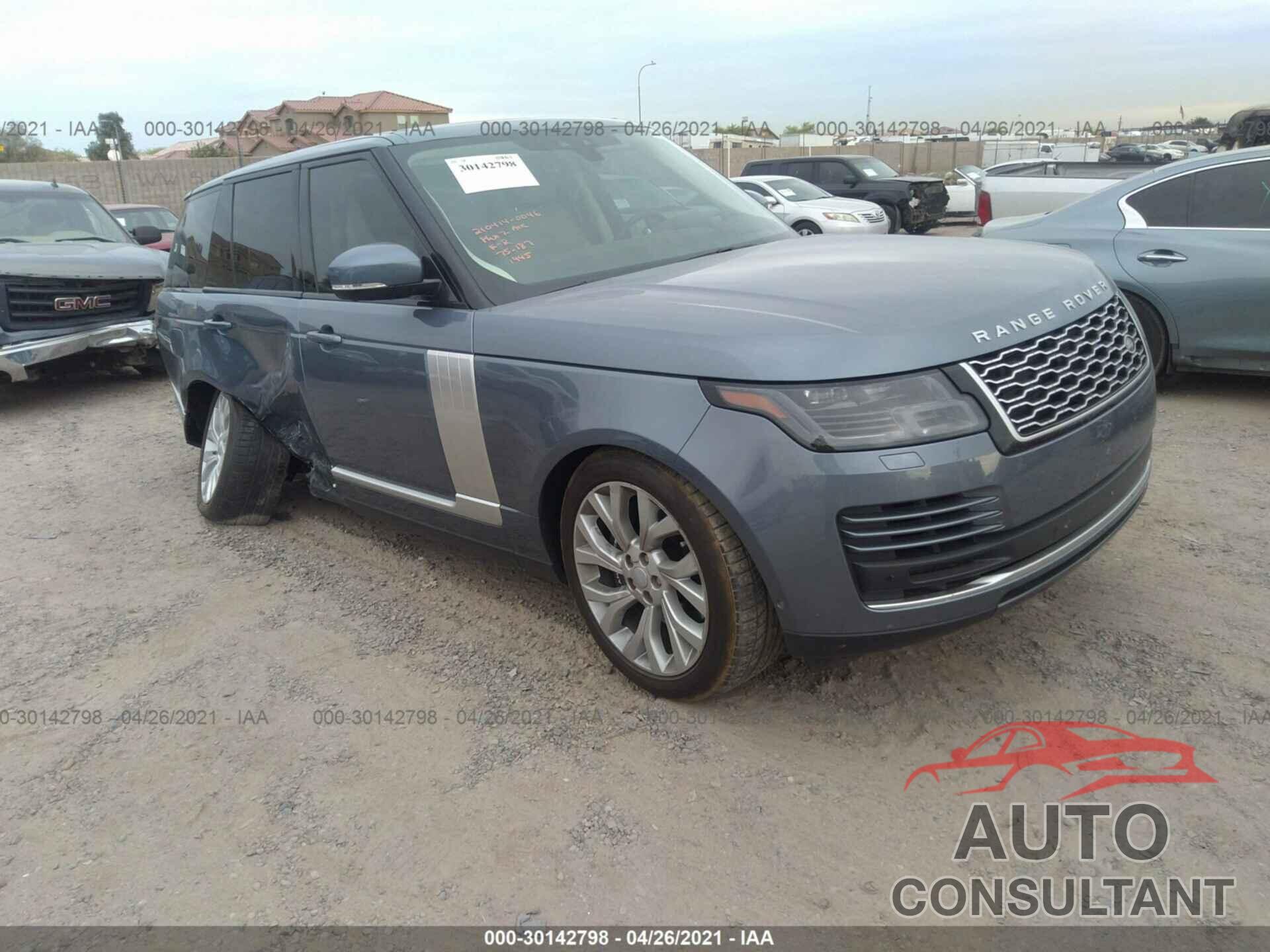 LAND ROVER RANGE ROVER 2019 - SALGS2RE5KA531445