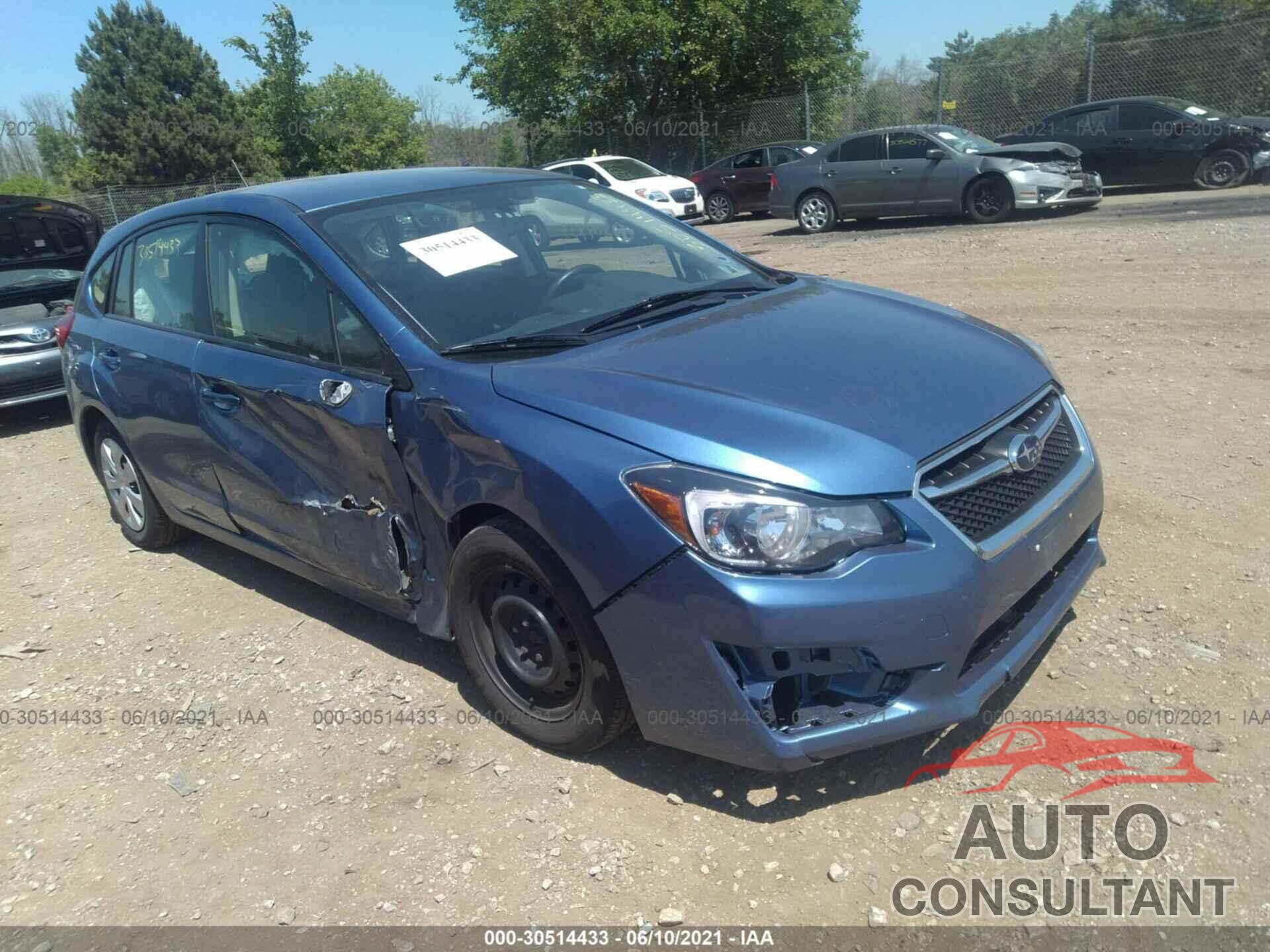 SUBARU IMPREZA WAGON 2016 - JF1GPAA65G8235031