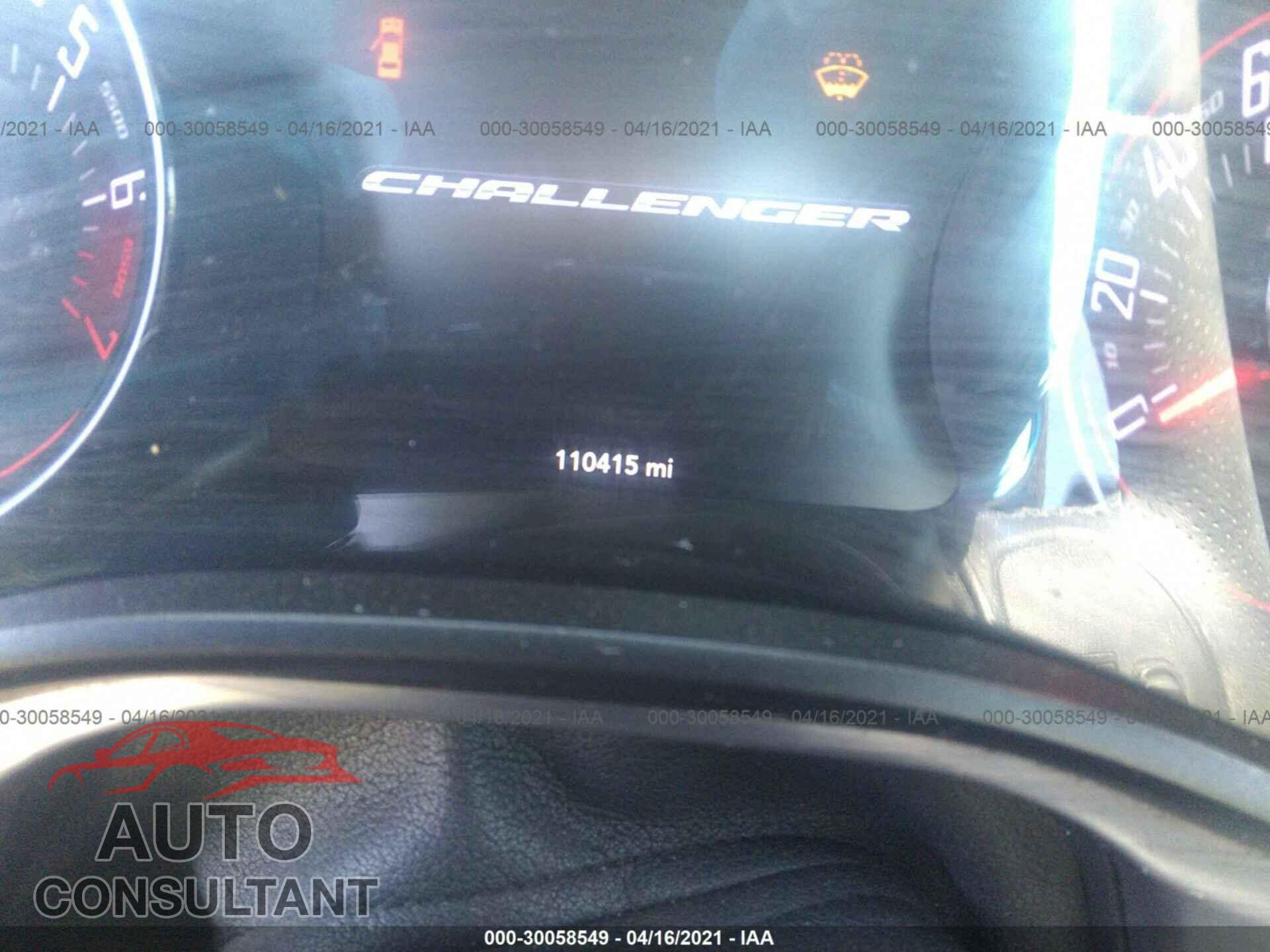 DODGE CHALLENGER 2017 - 2C3CDZAG8HH578537
