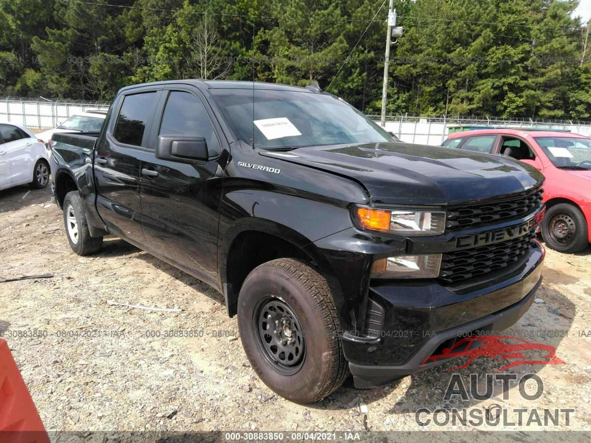 CHEVROLET SILVERADO 1500 2021 - 3GCPWBEK0MG216791