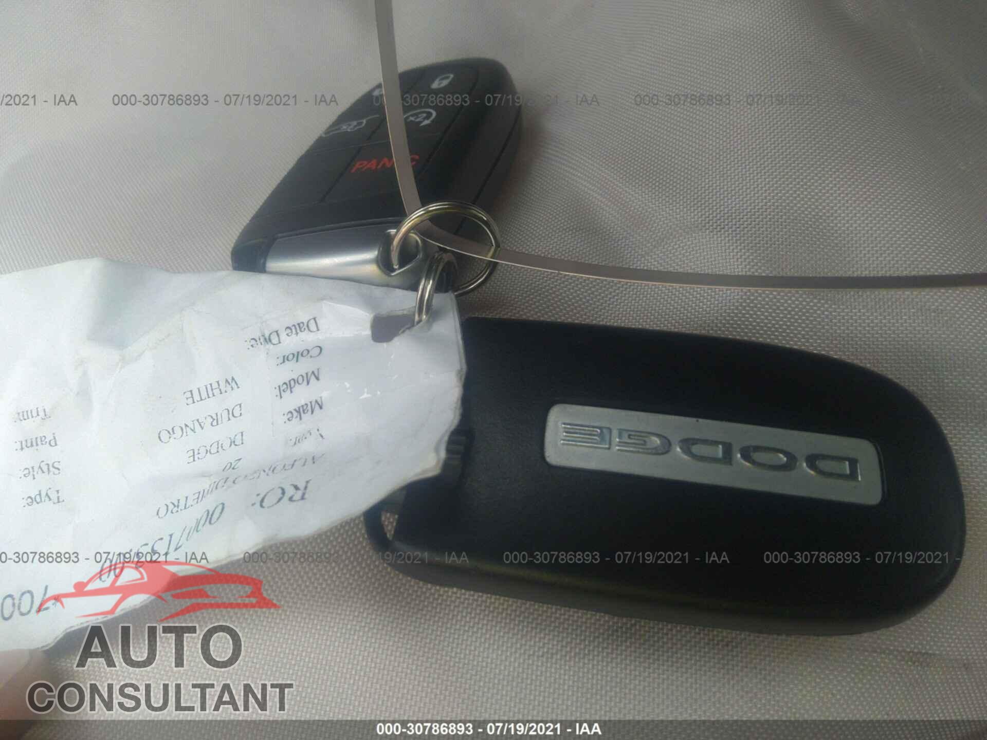 DODGE DURANGO 2020 - 1C4SDJCT3LC302300
