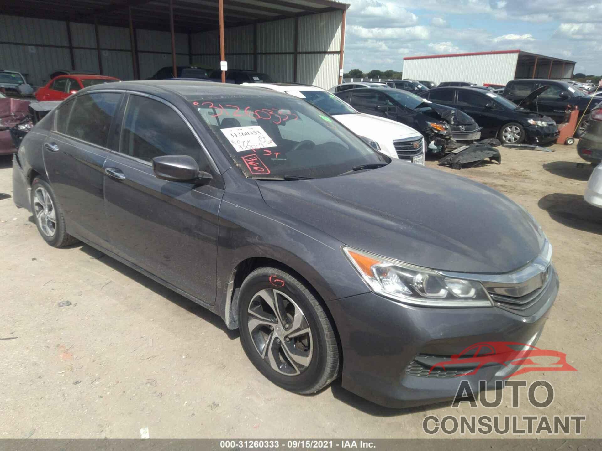 HONDA ACCORD SEDAN 2016 - 1HGCR2F33GA004386