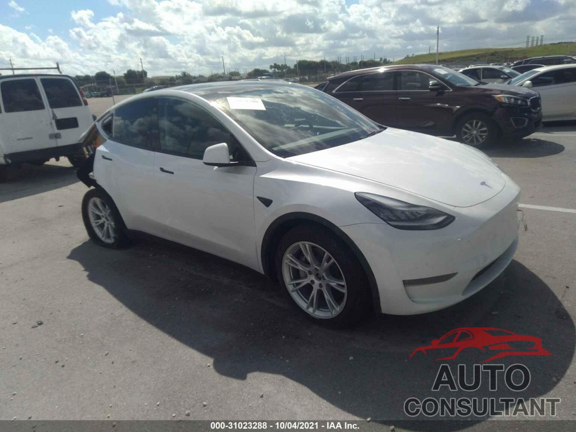 TESLA MODEL Y 2021 - 5YJYGDEE1MF066185