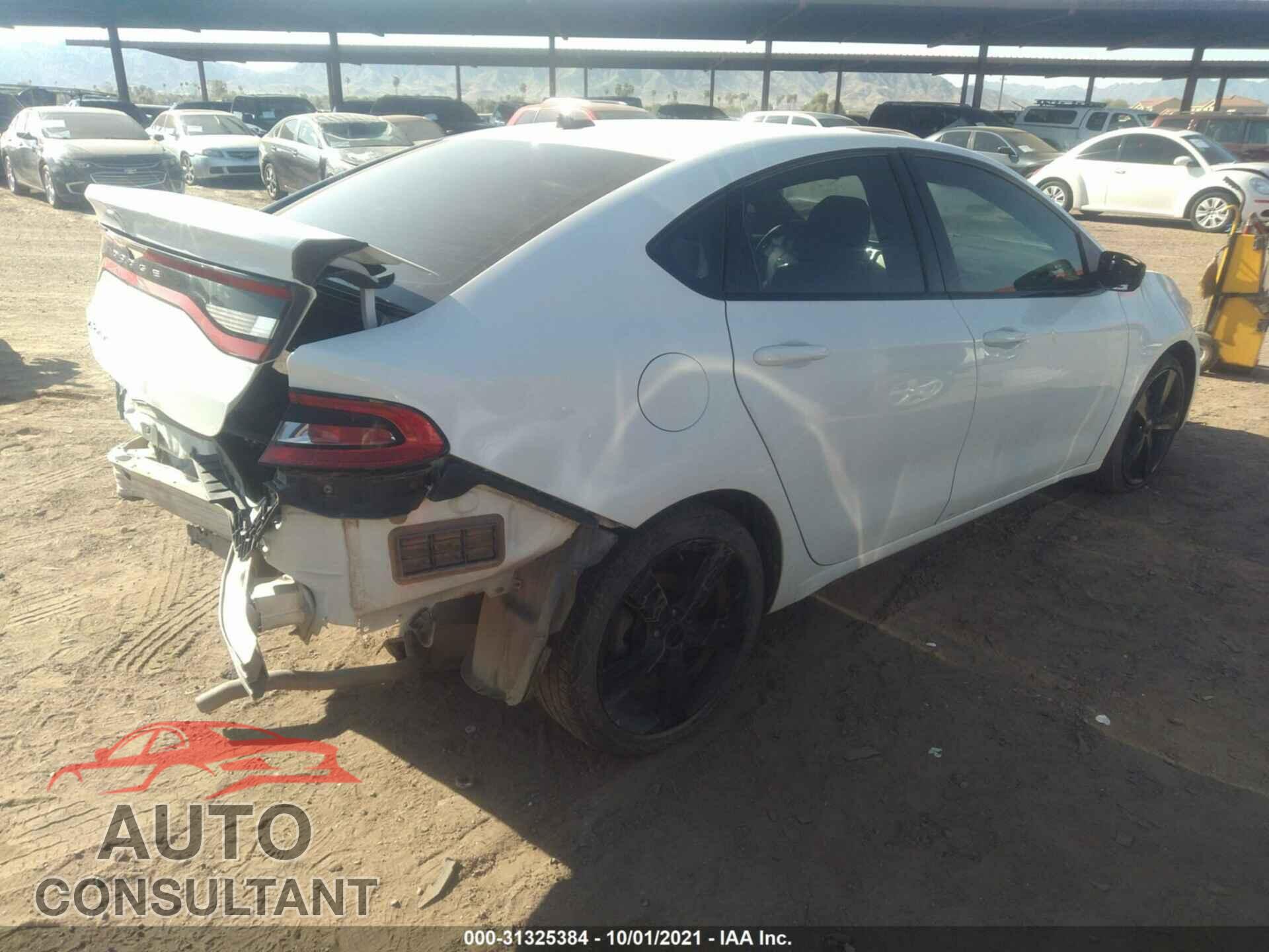 DODGE DART 2016 - 1C3CDFBB5GD577665