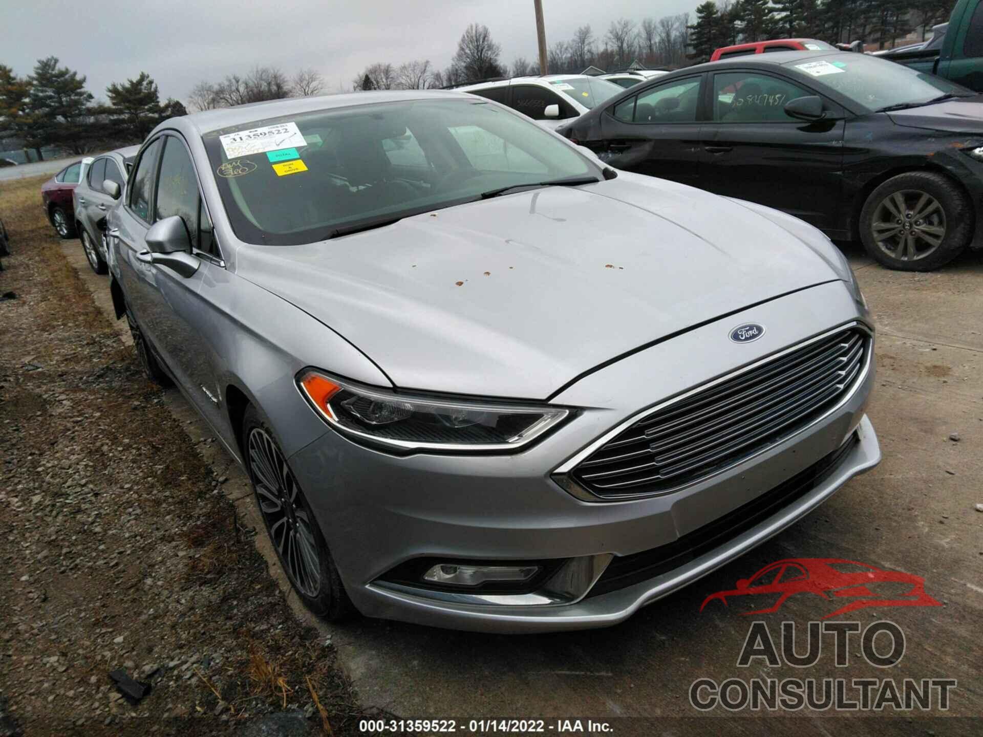 FORD FUSION HYBRID 2018 - 3FA6P0RUXJR155741