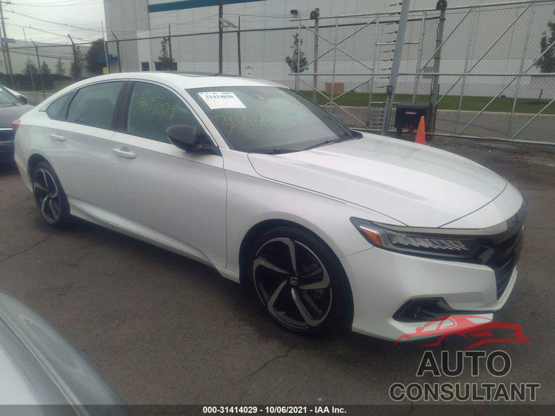HONDA ACCORD SEDAN 2021 - 1HGCV2F39MA014251