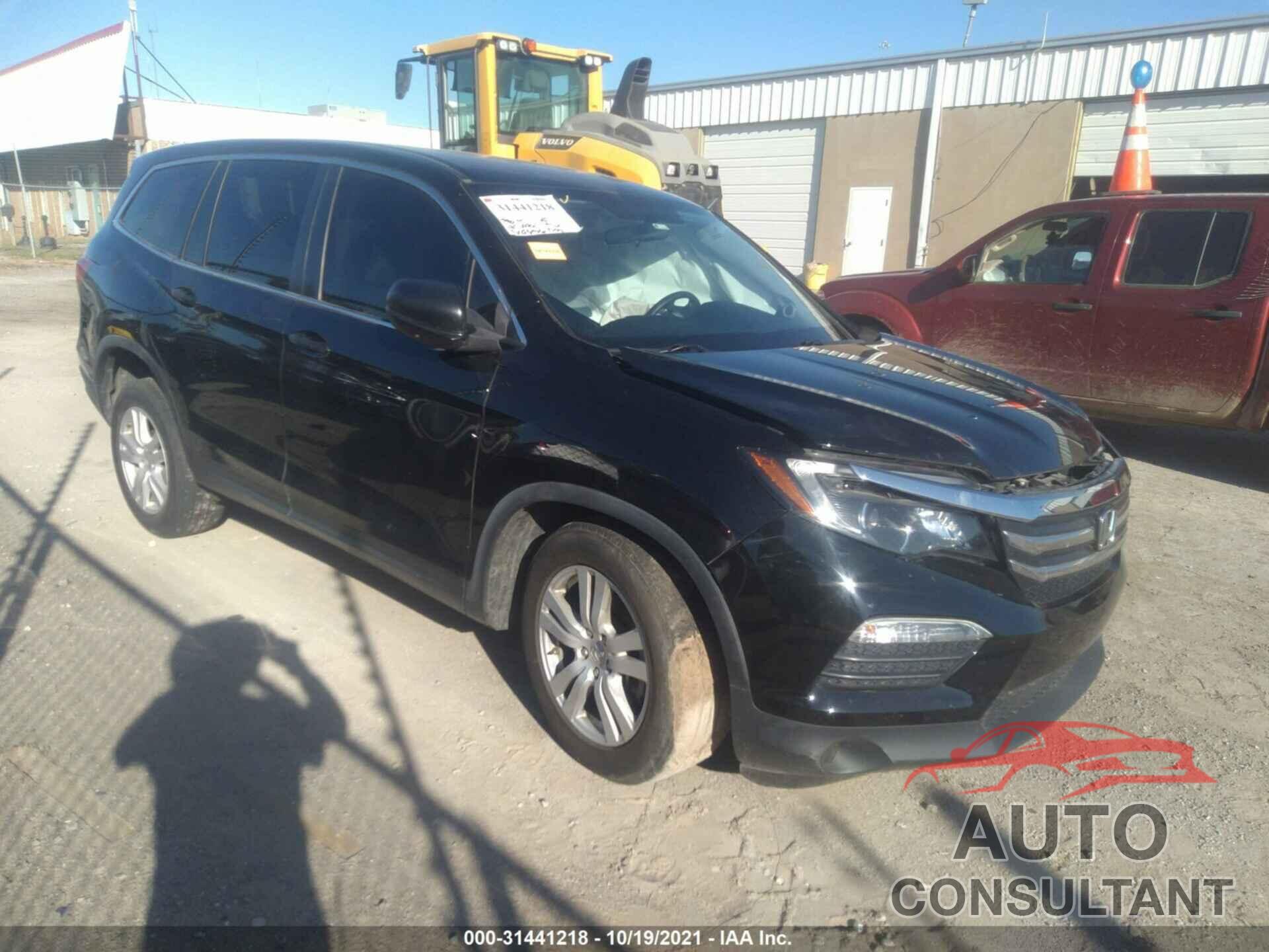 HONDA PILOT 2017 - 5FNYF5H14HB043247