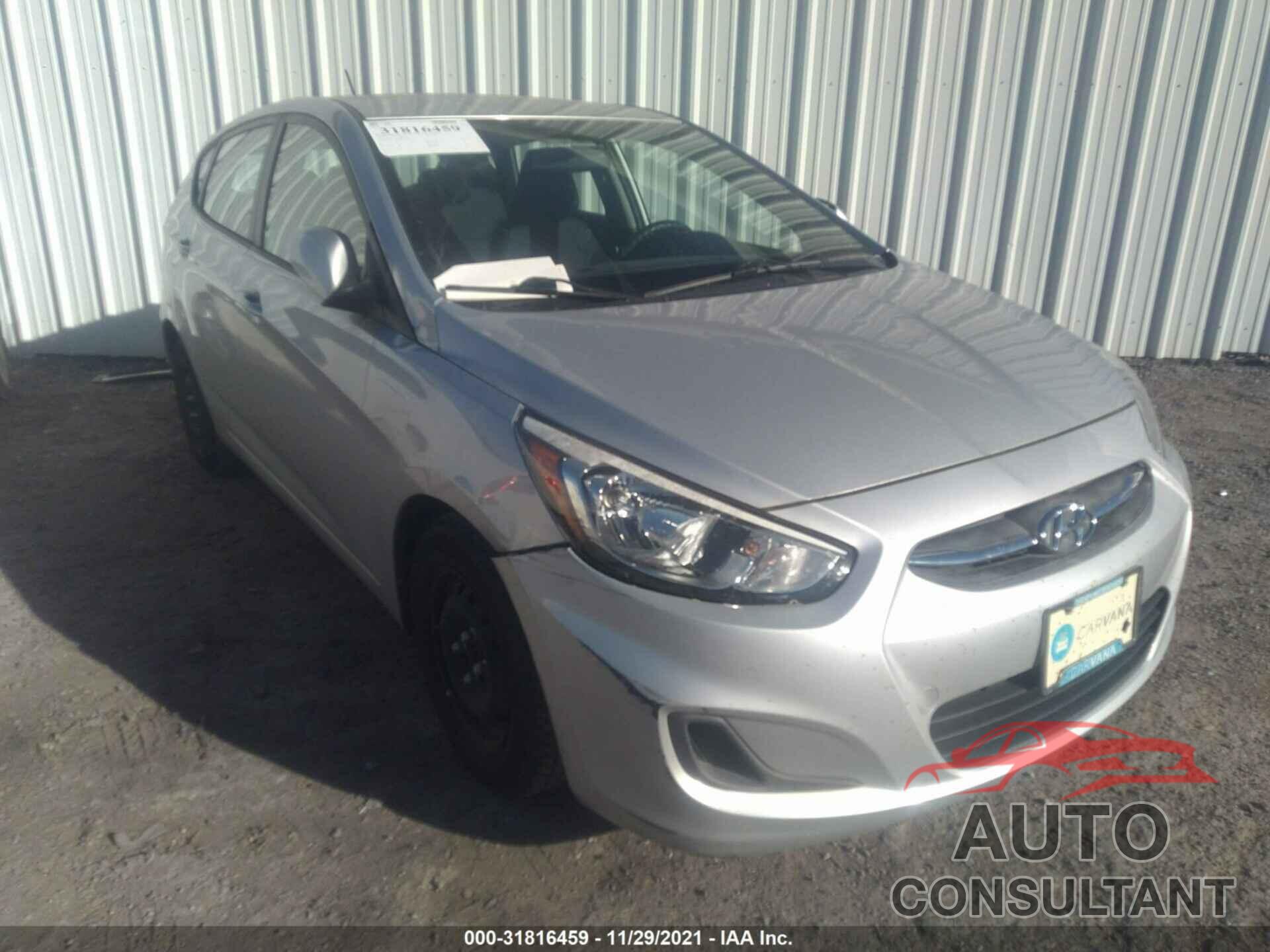 HYUNDAI ACCENT 2017 - KMHCT5AE0HU341216