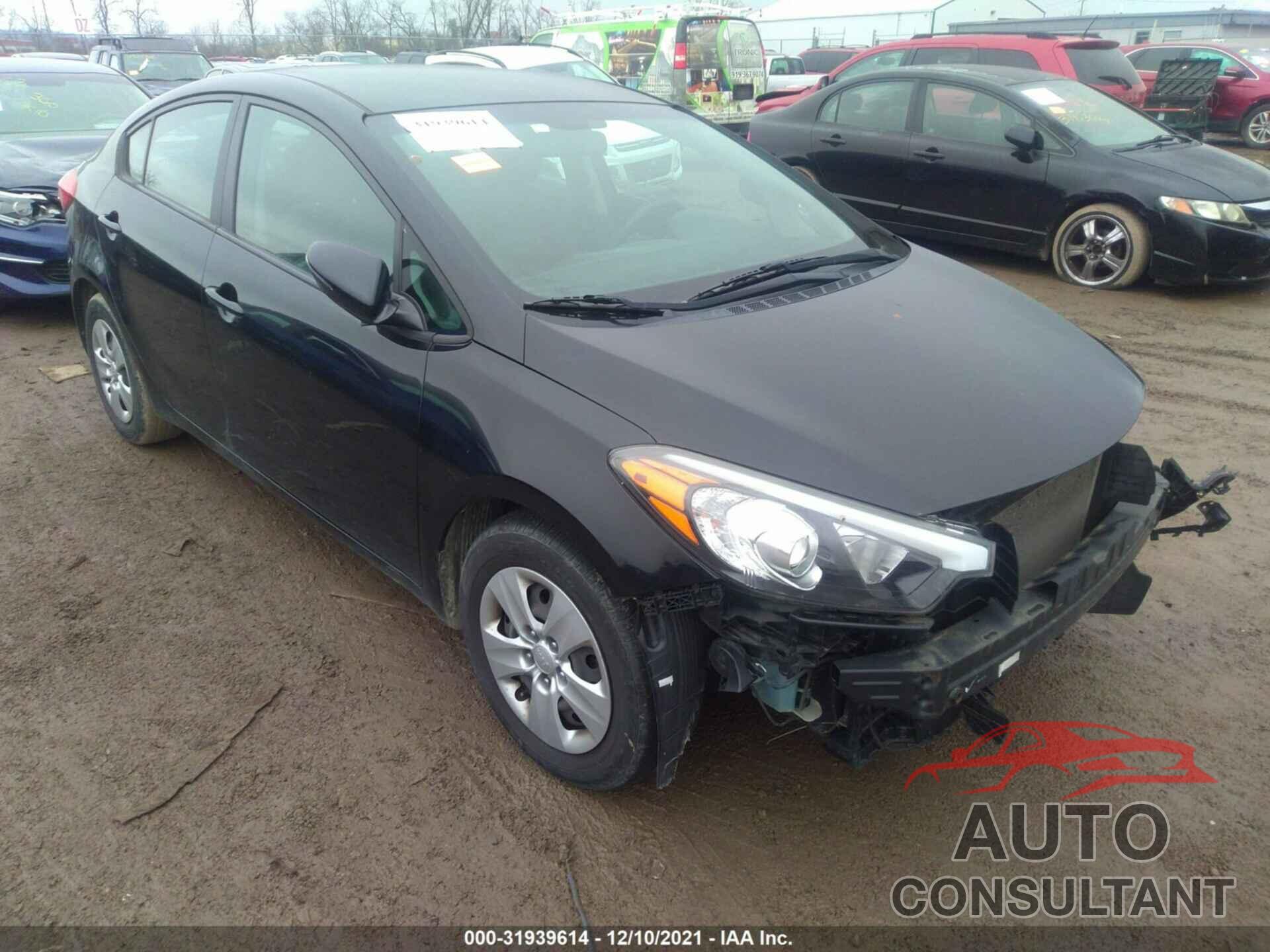 KIA FORTE 2016 - KNAFX4A66G5555609