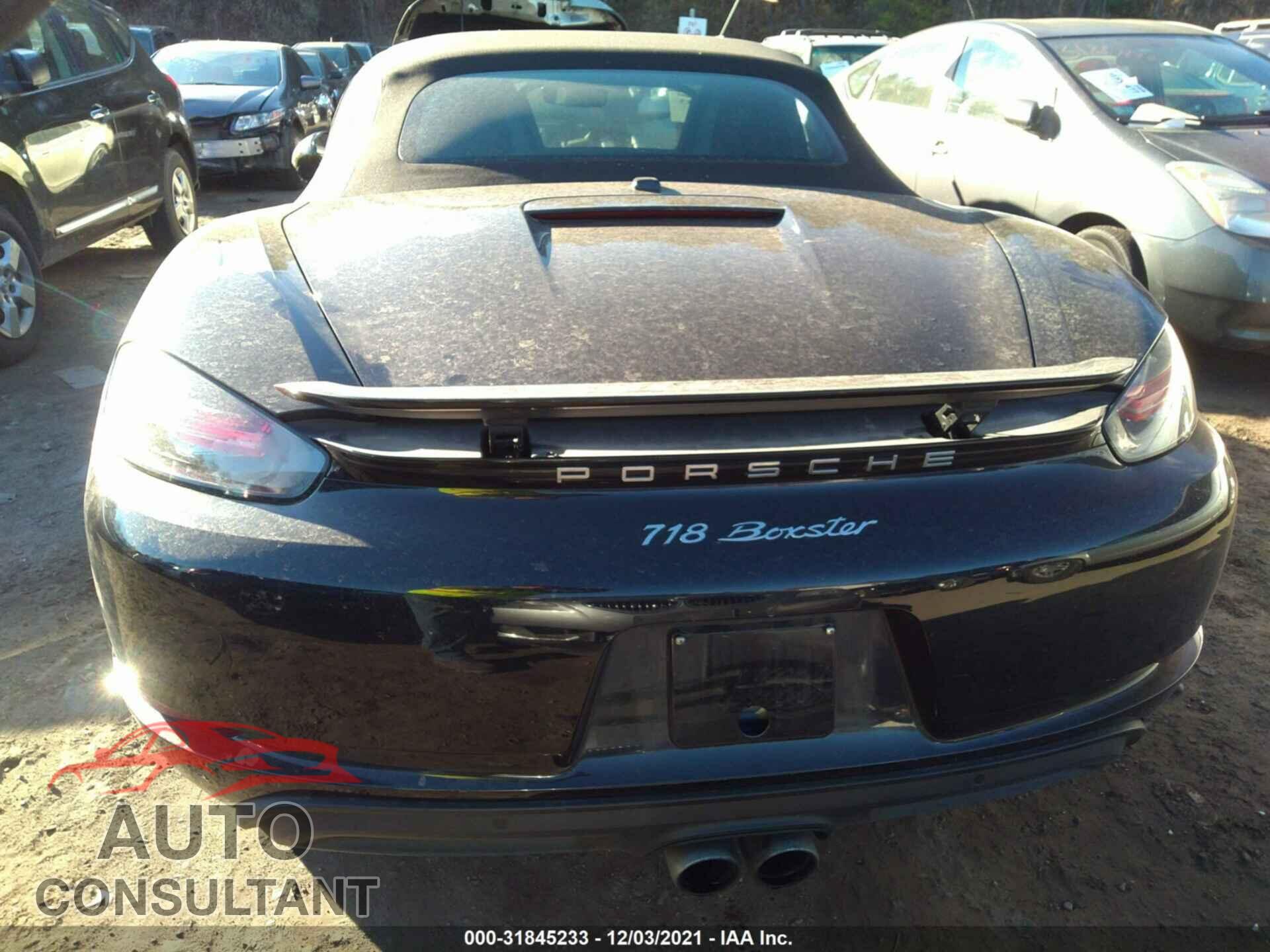 PORSCHE 718 BOXSTER 2017 - WP0CA2A89HS221879