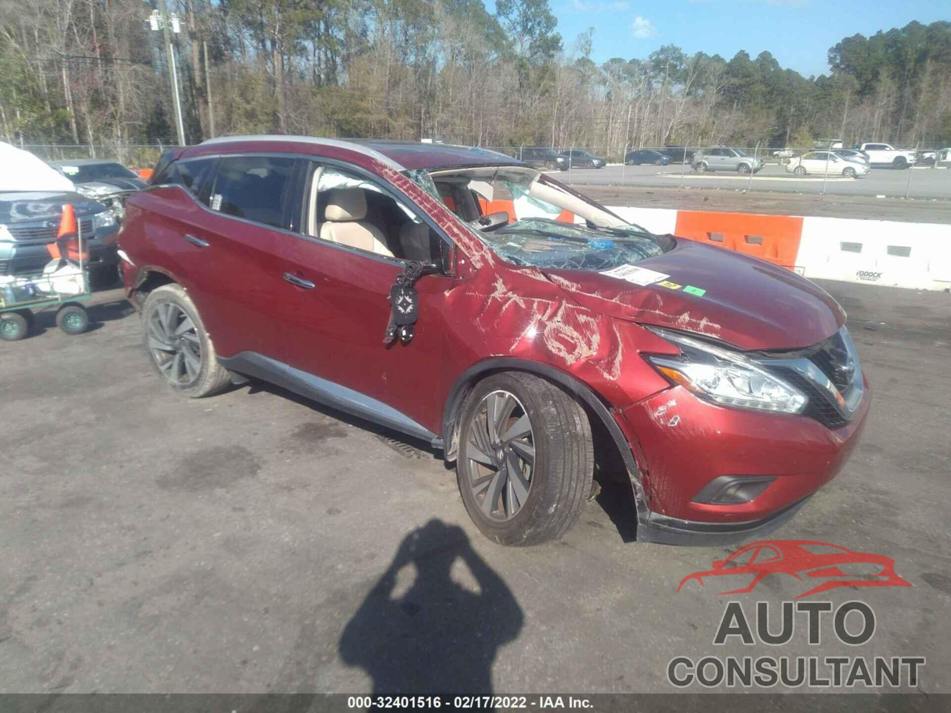 NISSAN MURANO 2017 - 5N1AZ2MH8HN203833