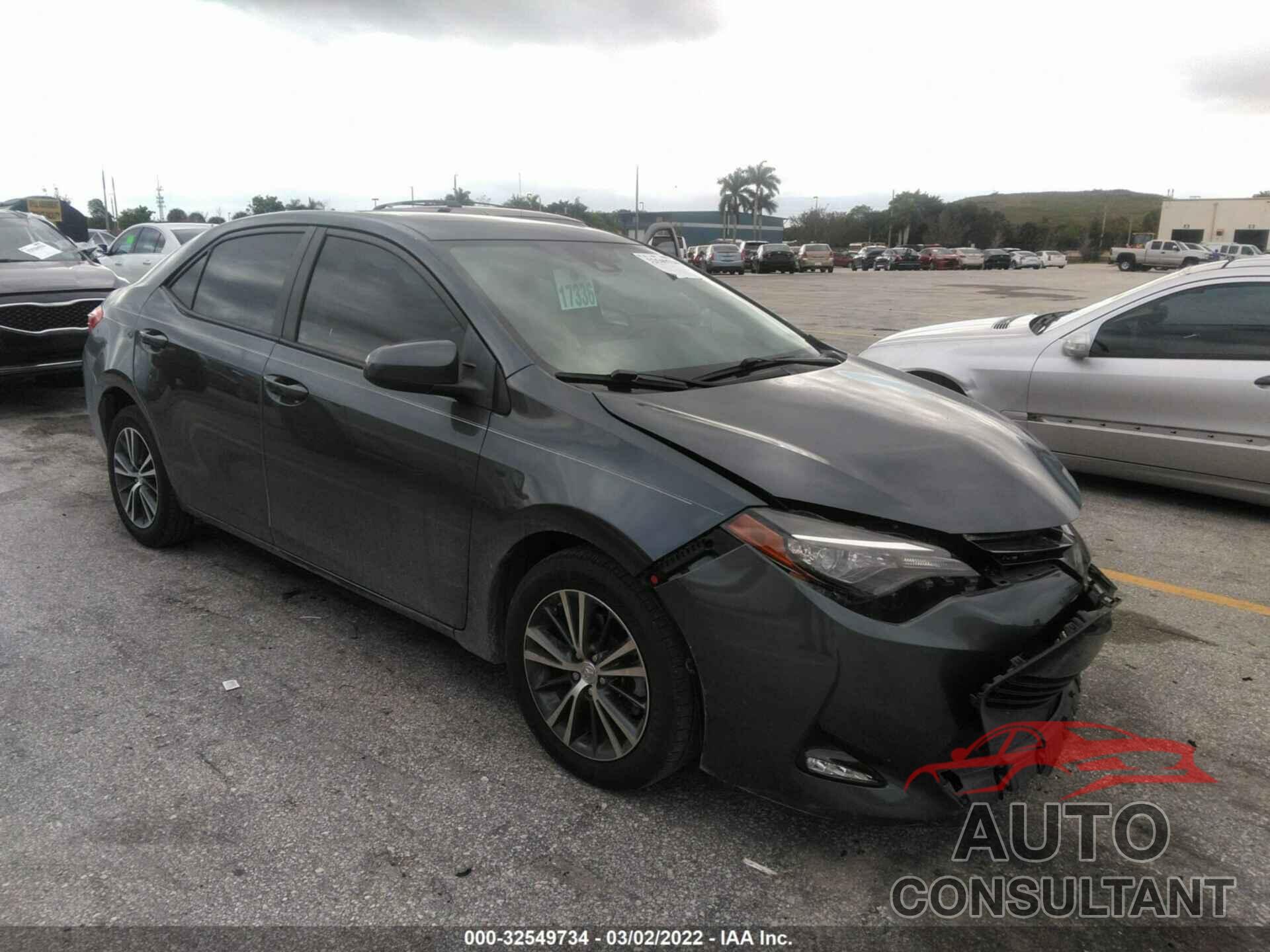 TOYOTA COROLLA 2017 - 2T1BURHE9HC766991