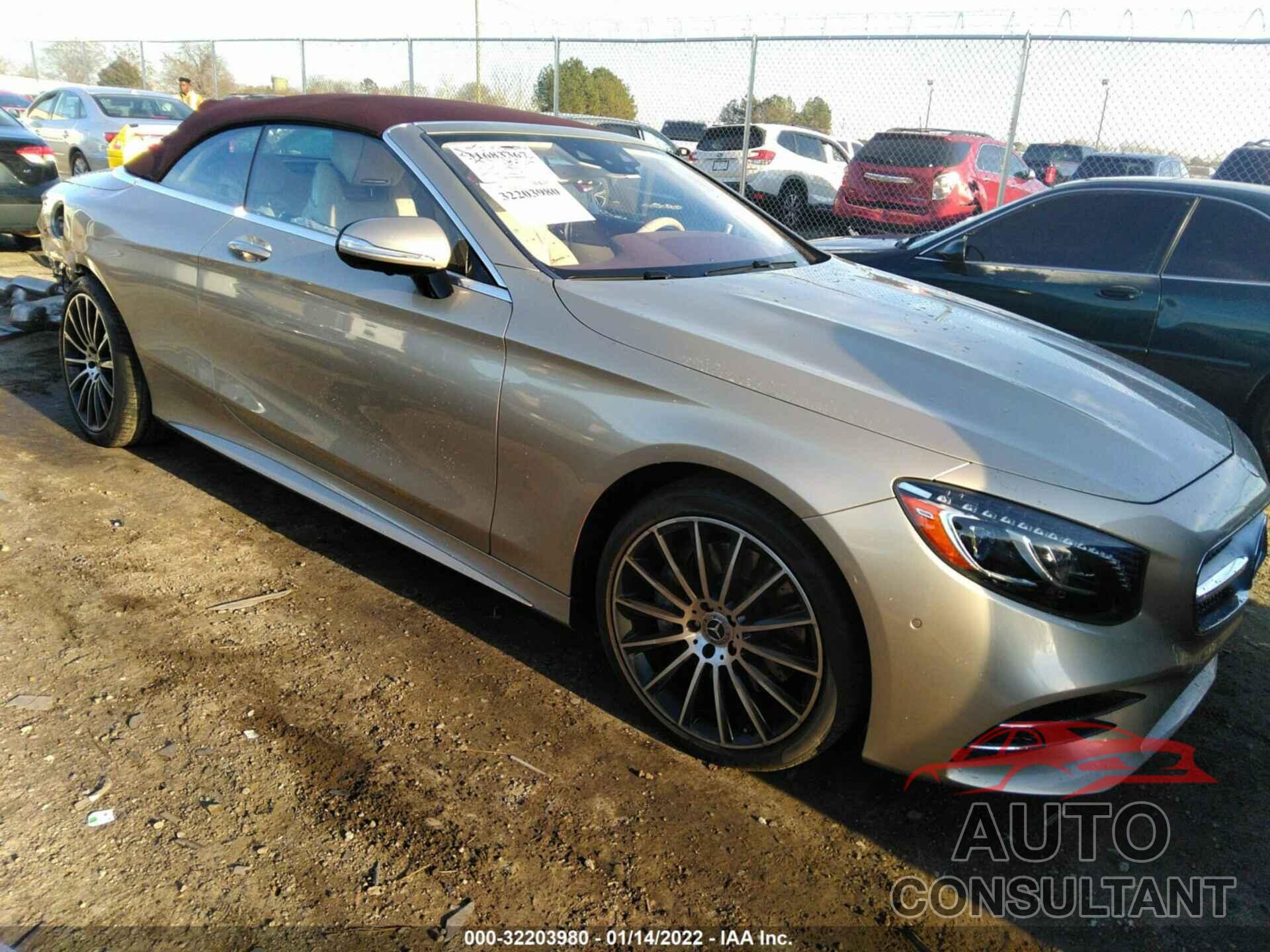 MERCEDES-BENZ S-CLASS 2019 - WDDXK8DB4KA038868