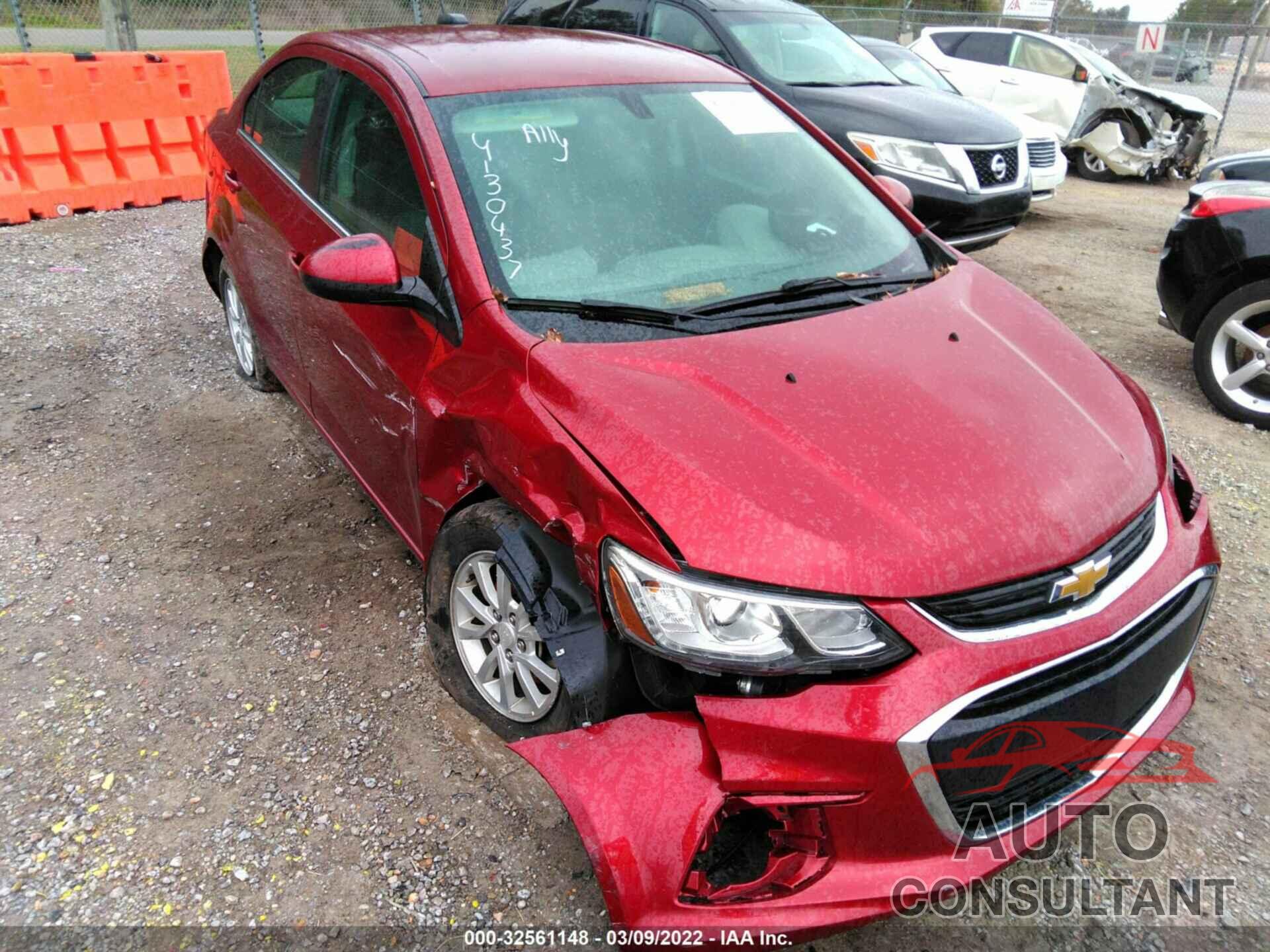 CHEVROLET SONIC 2017 - 1G1JD5SHXH4130437