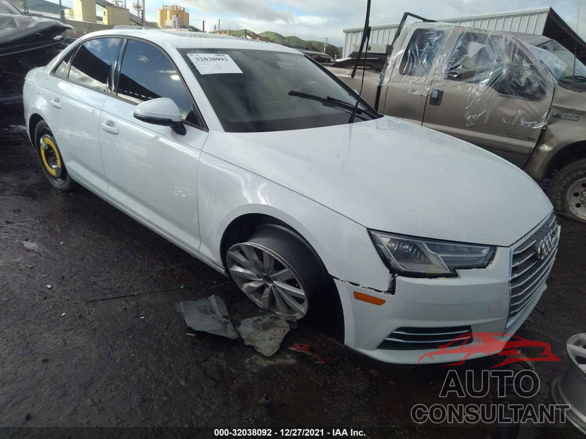 AUDI A4 2017 - WAUANAF44HN013089